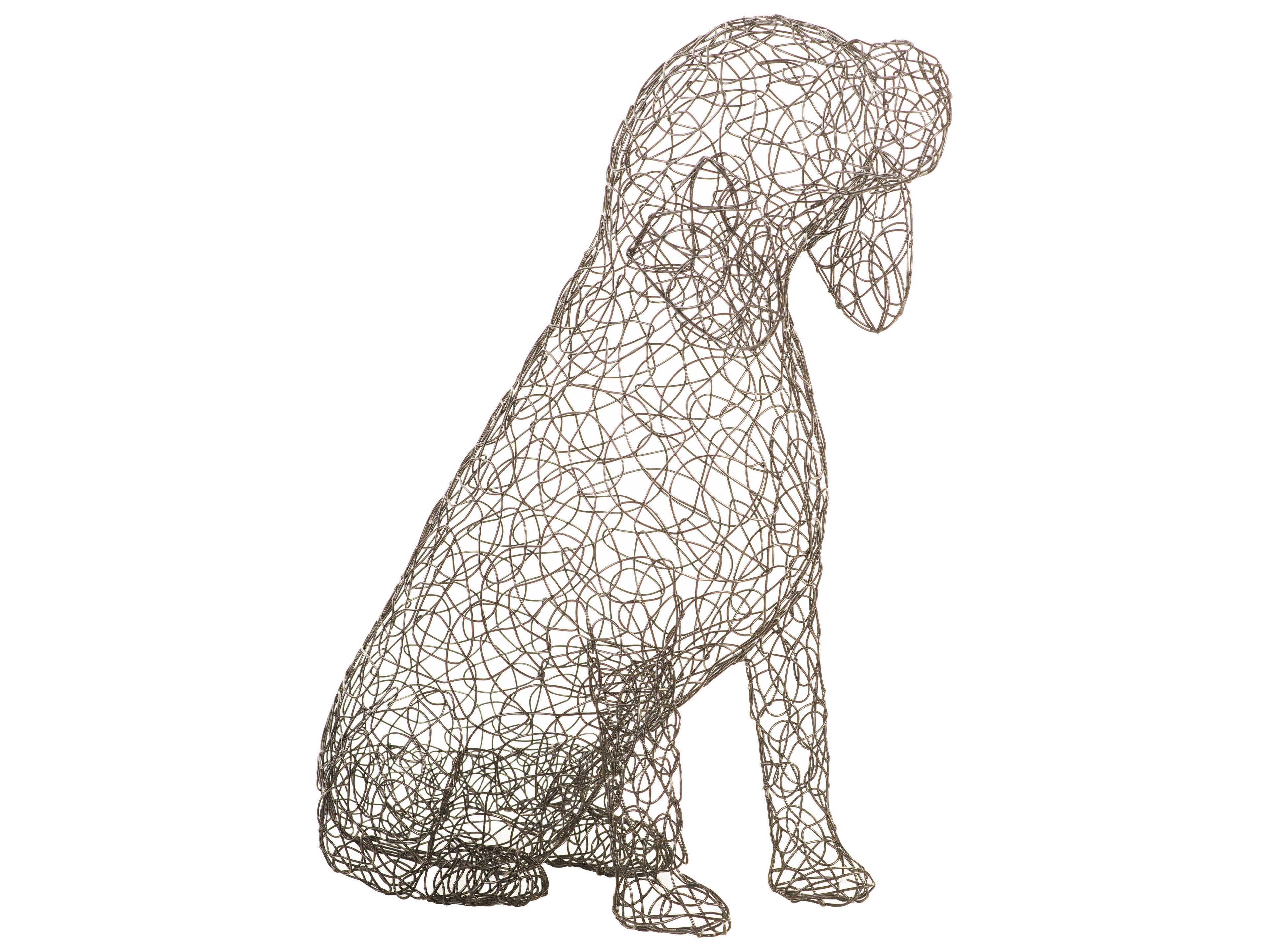 Crazy Wire Black Sculpture