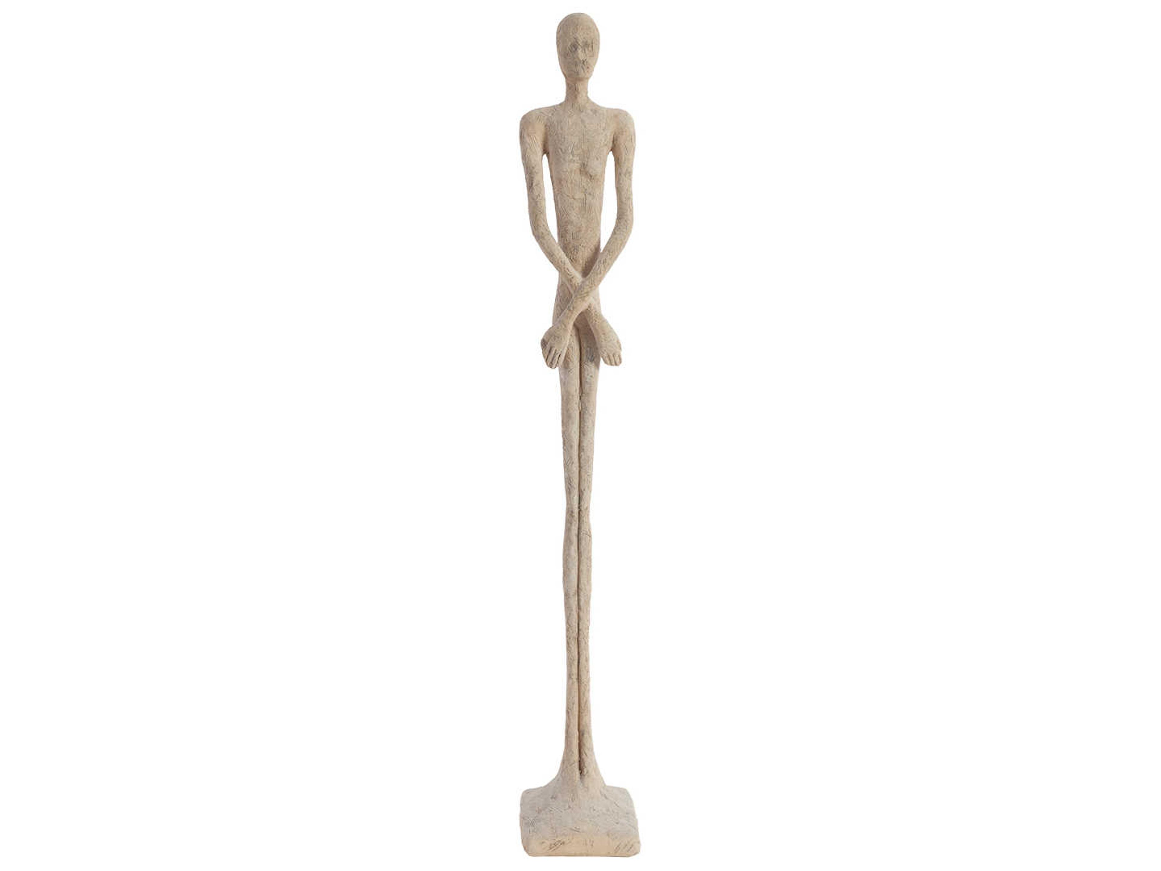 Outdoor Roman Stone Skinny Male Sculpture