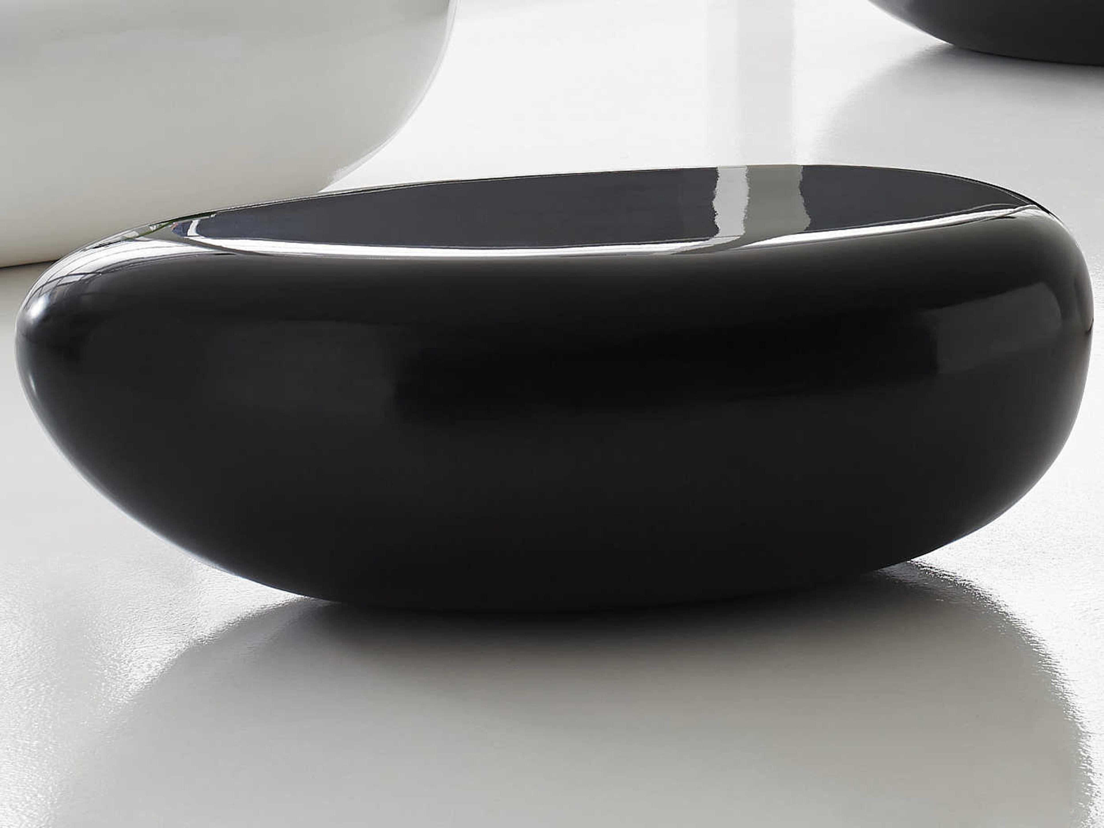 Phillips Collection Outdoorriver Stone Oval Gel Coat Coffee Table