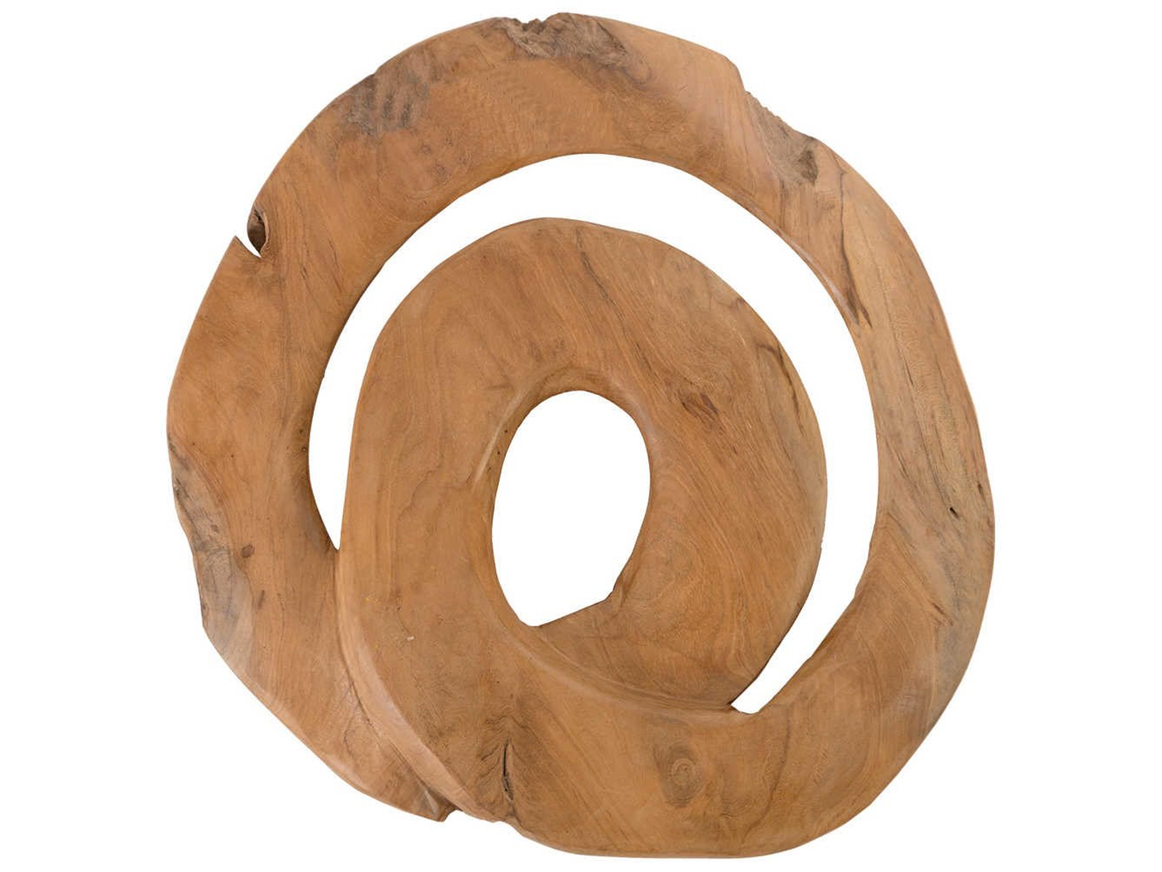Swirl Wall Tile Teak Wood Wall Decor