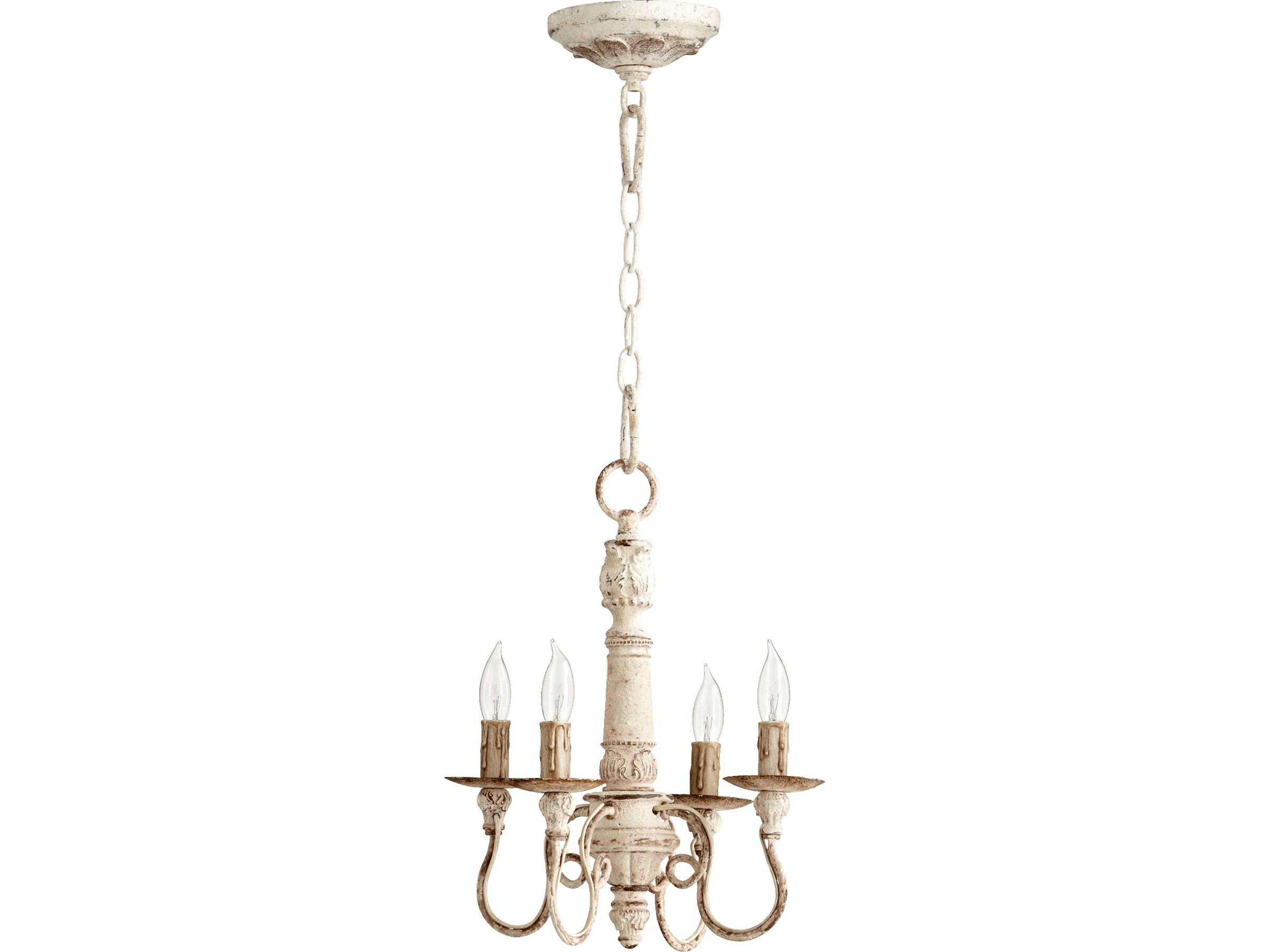 Salento 4-Light Persian White Candelabra Chandelier