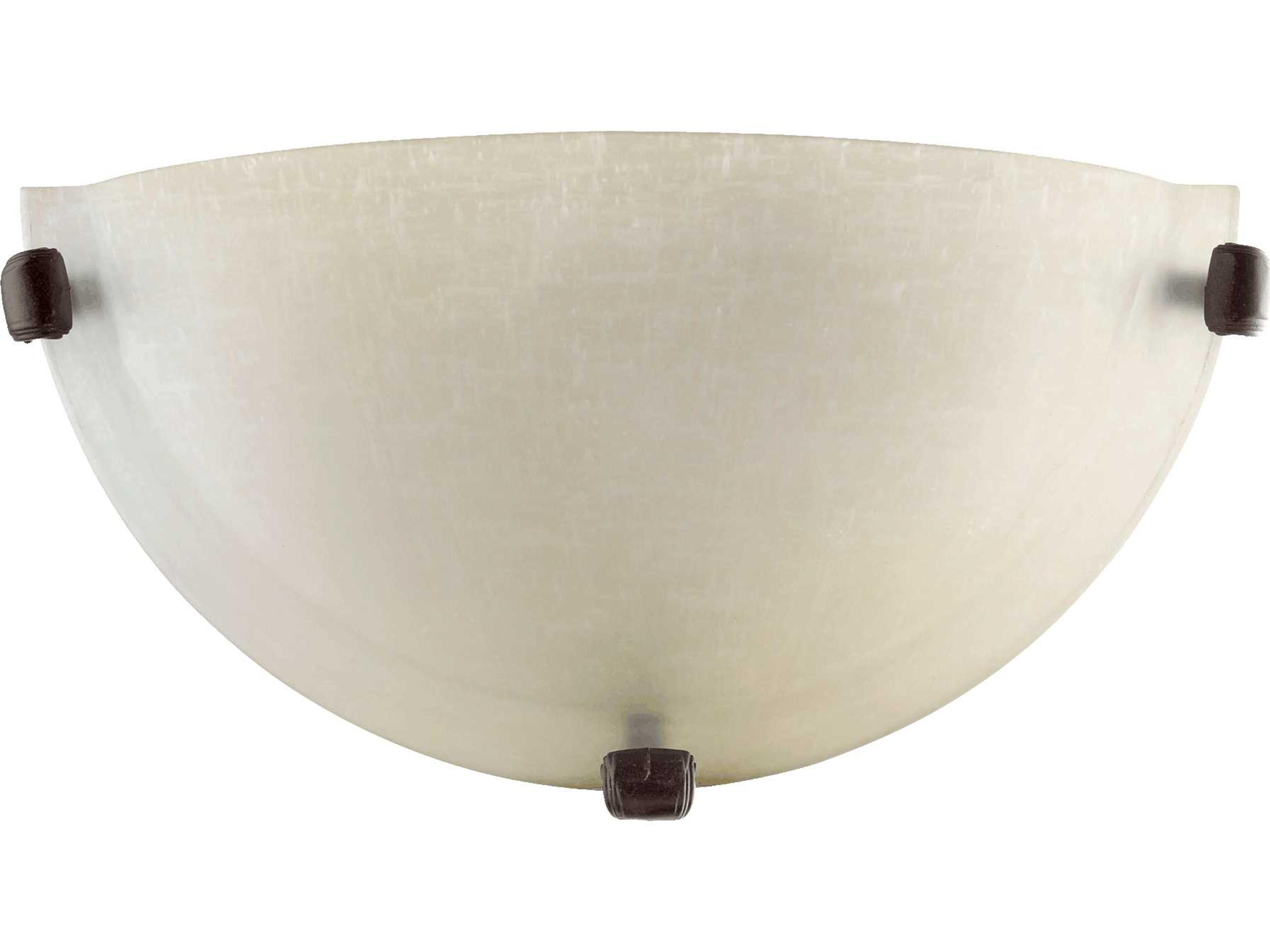 Oiled Bronze Glass Wall Sconce
