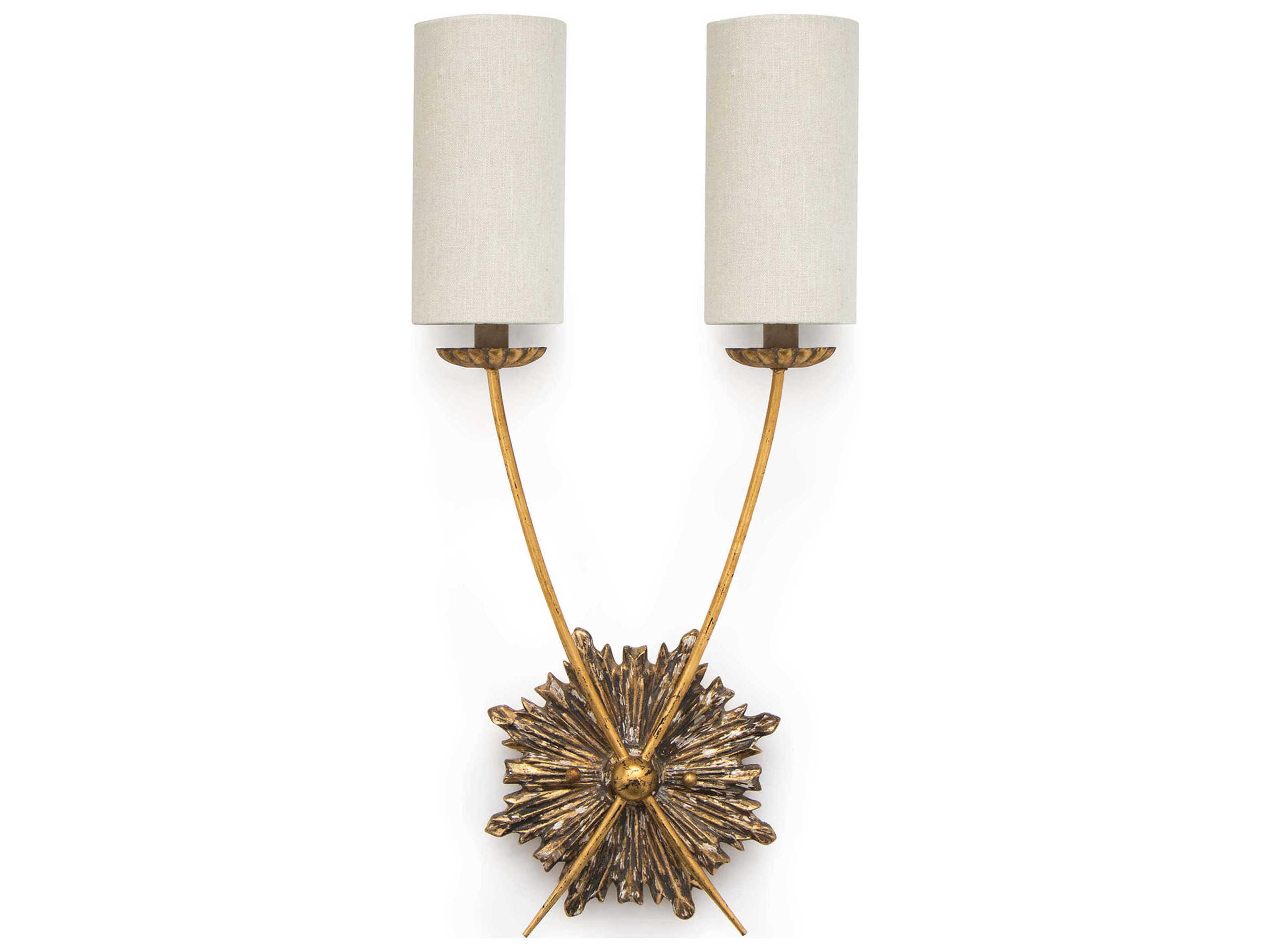 Louis Wall Sconce in Antique Gold
