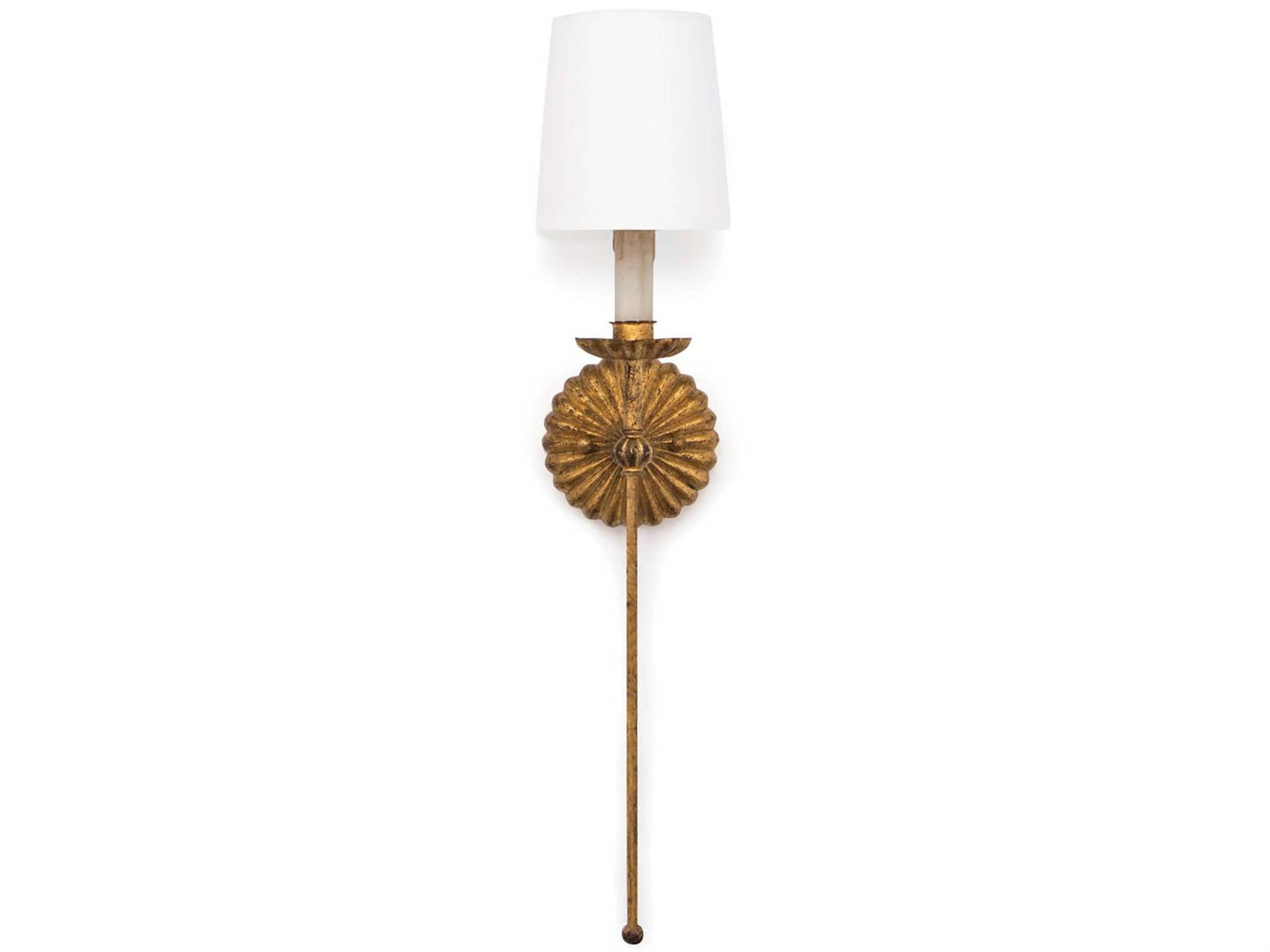 Clove Wall Sconce Antique Gold Leaf