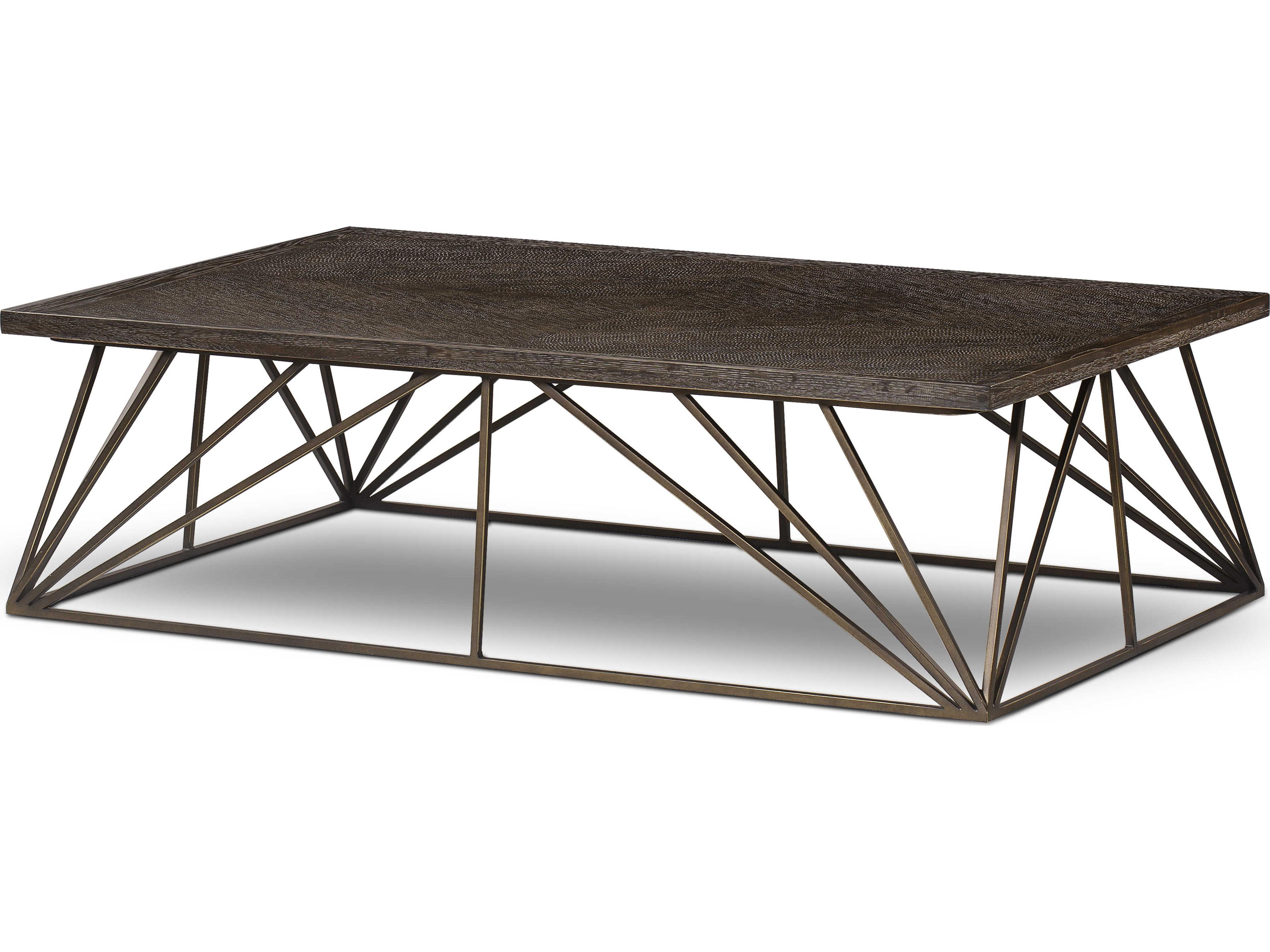 Rectangular Wood Brown Coffee Table