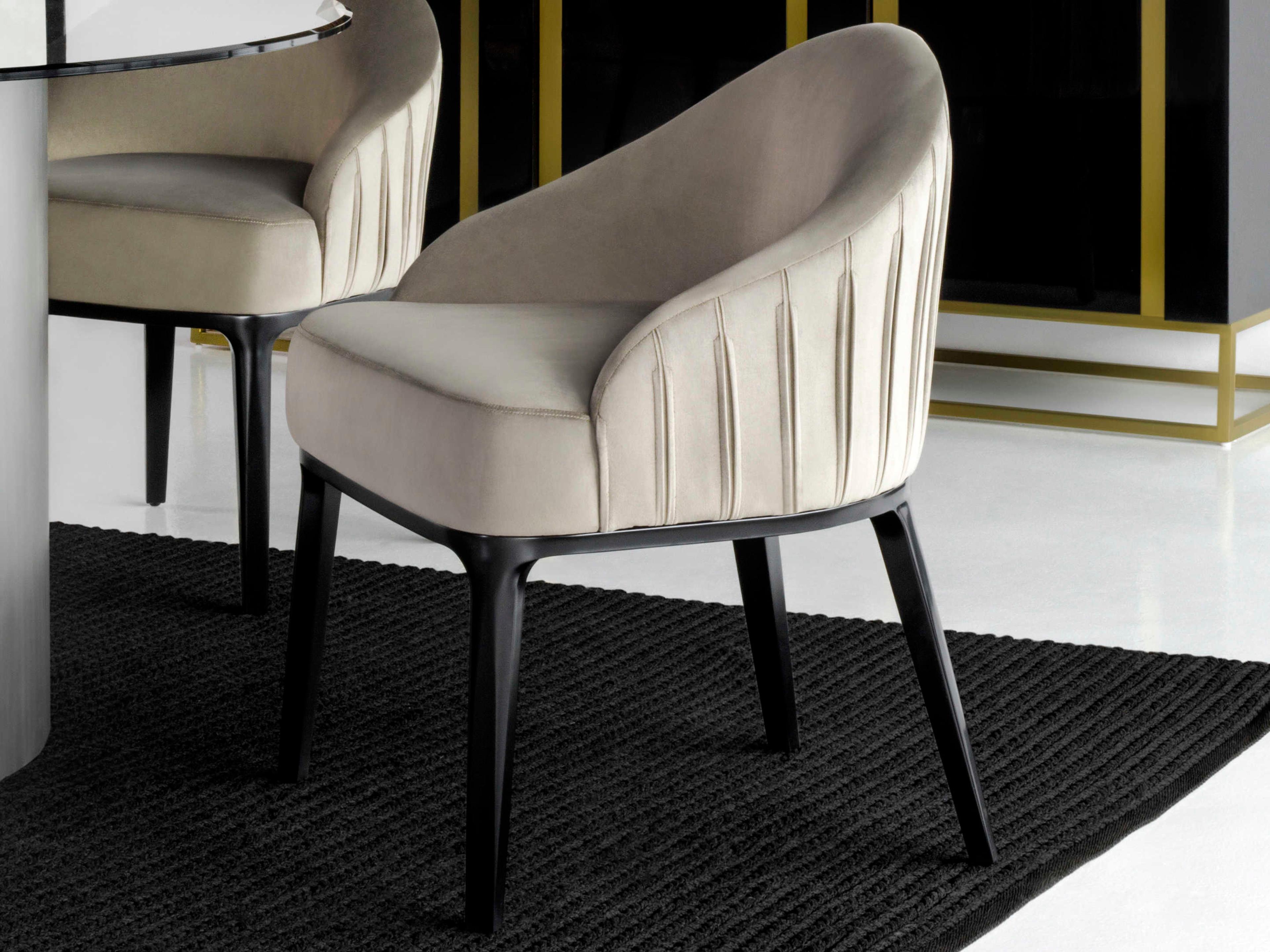 Sonder Living Beech Wood Gray Upholstered Arm Dining Chair