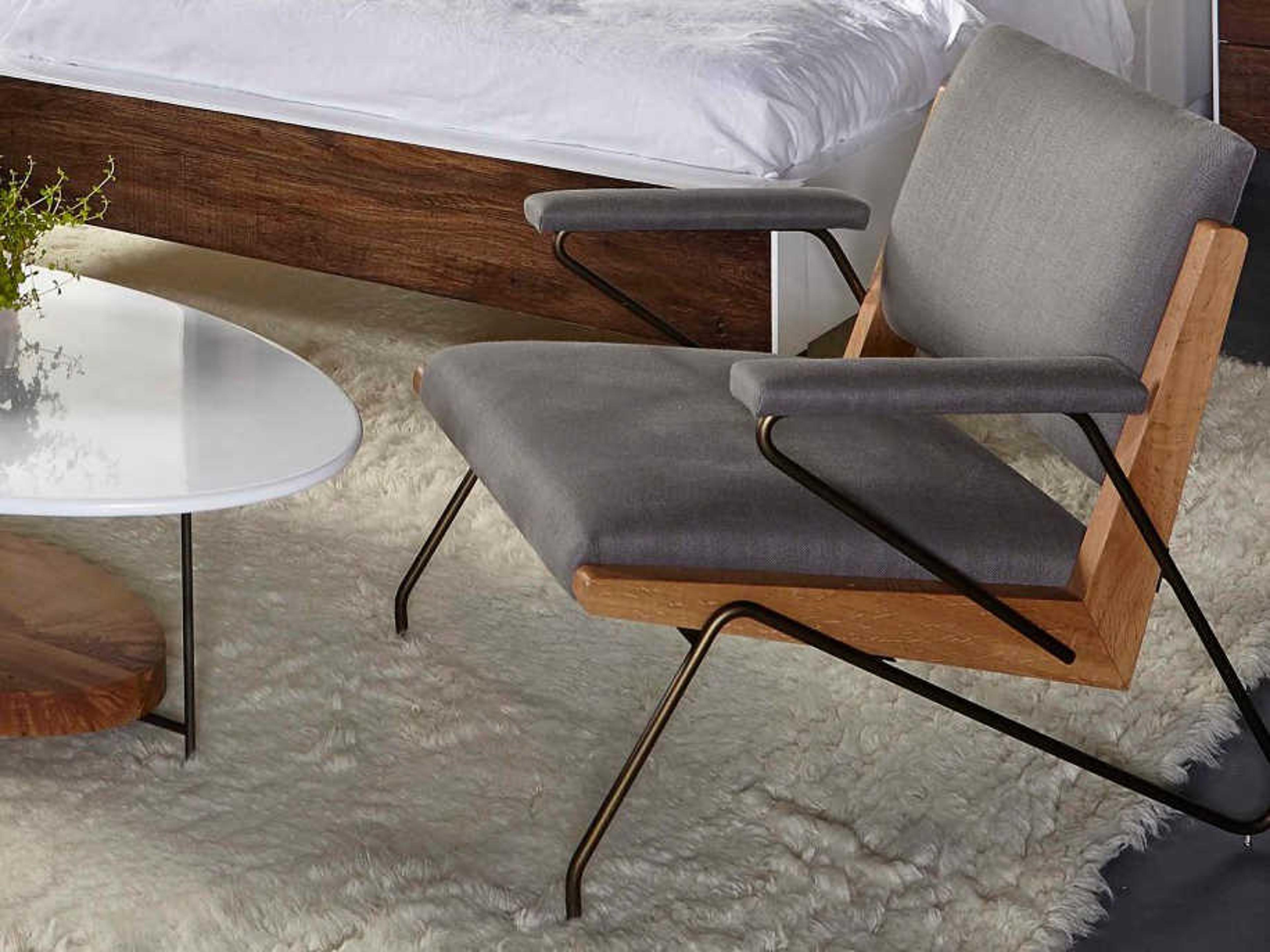 Sonder Living Marianne Black Fabric Accent Chair