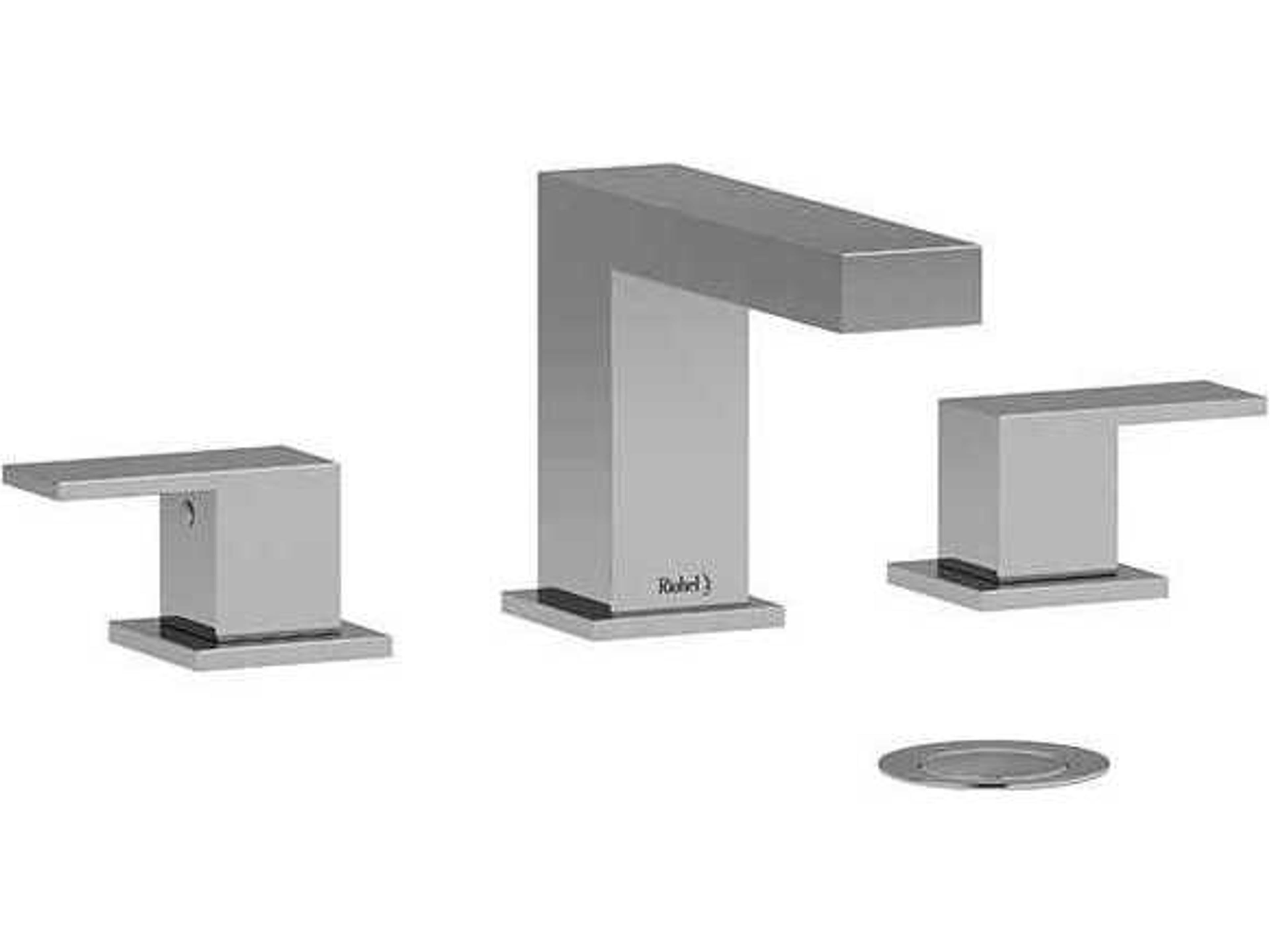 Riobel Kubik Chrome Widespread Lavatory Faucet