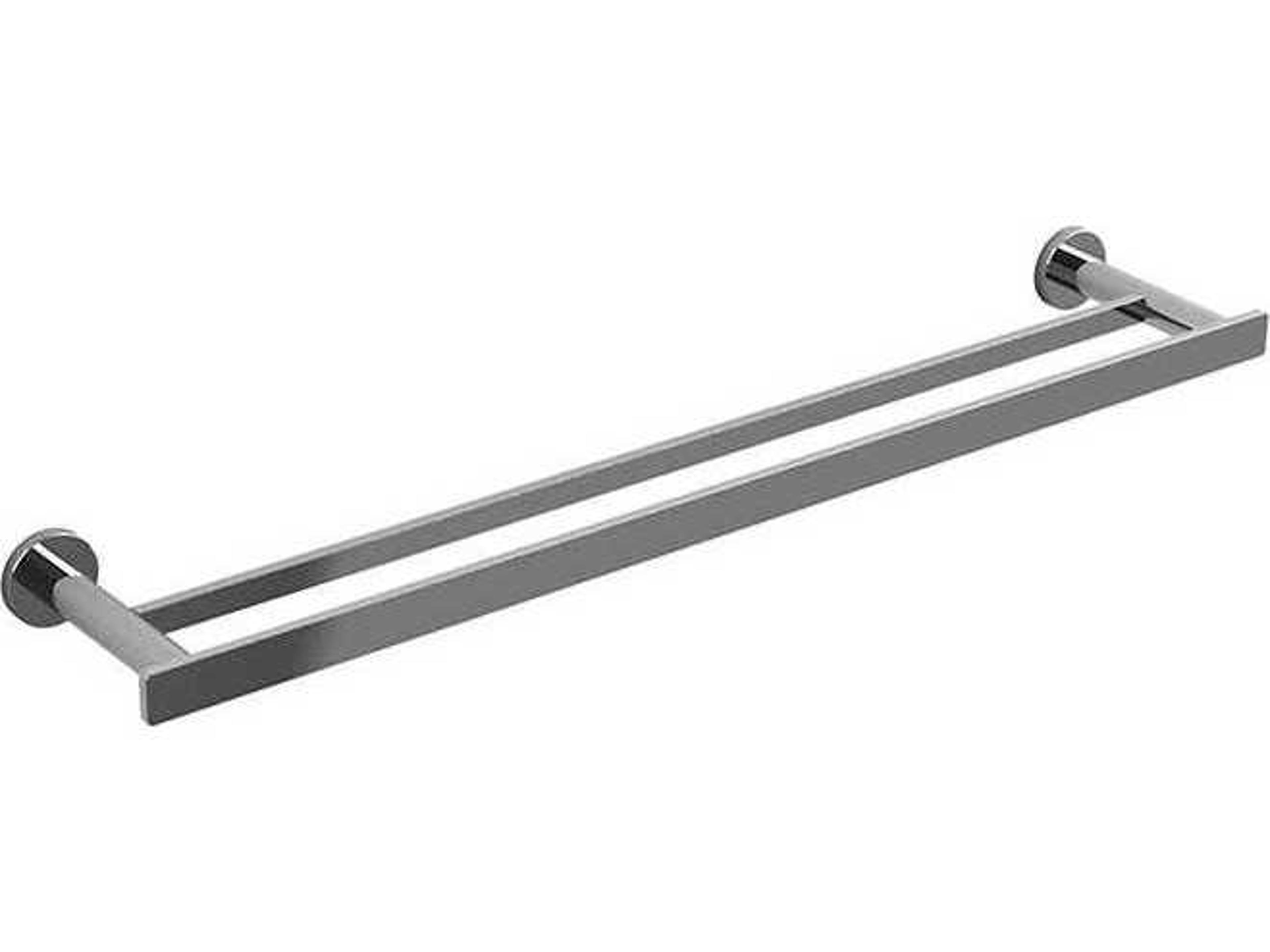 Paradox Chrome 24" Double Towel Bar