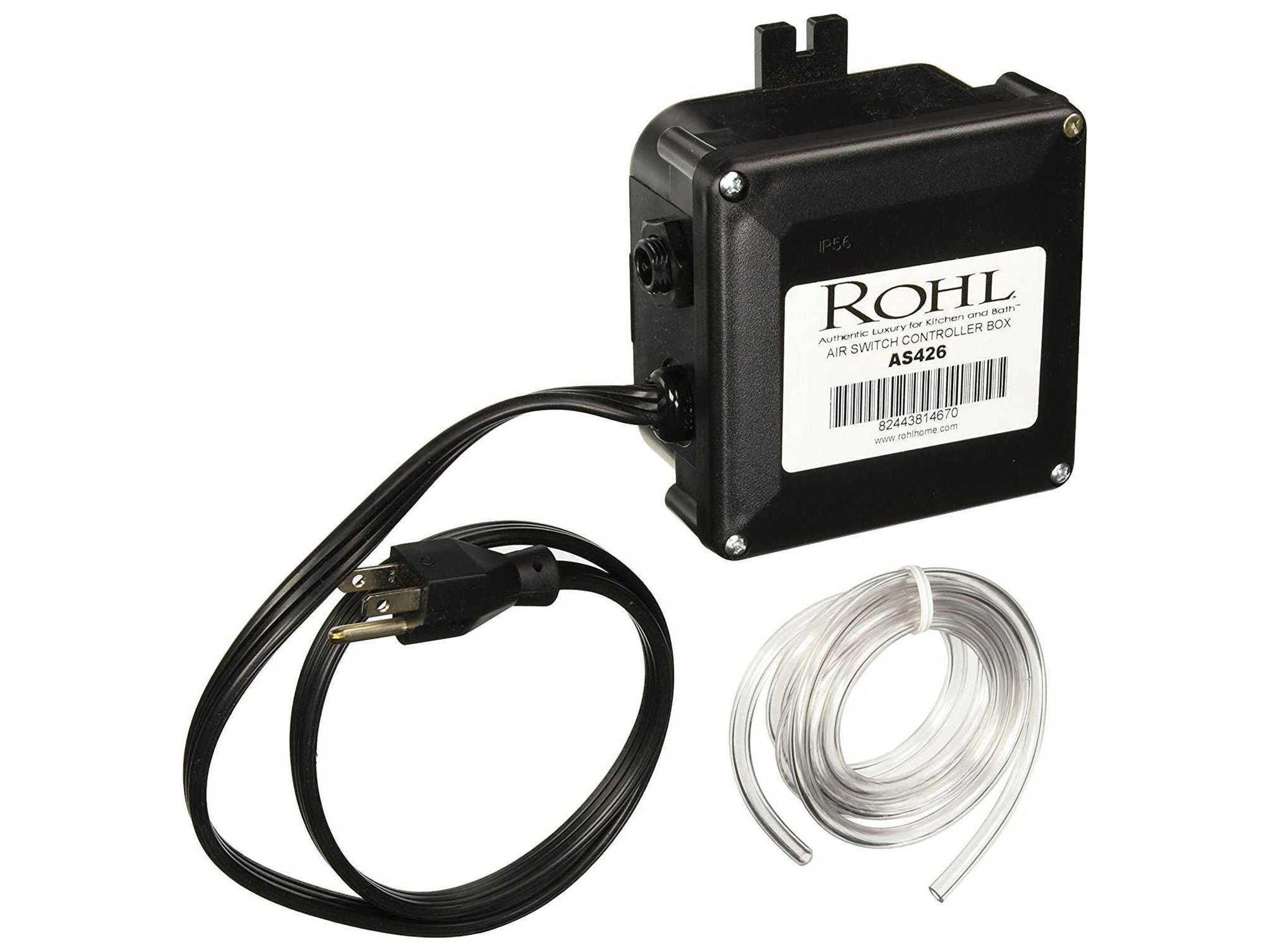 Air Activated Switch Control Box Only For Waste Disposal with Two Outlets 60" Flexible Tubing