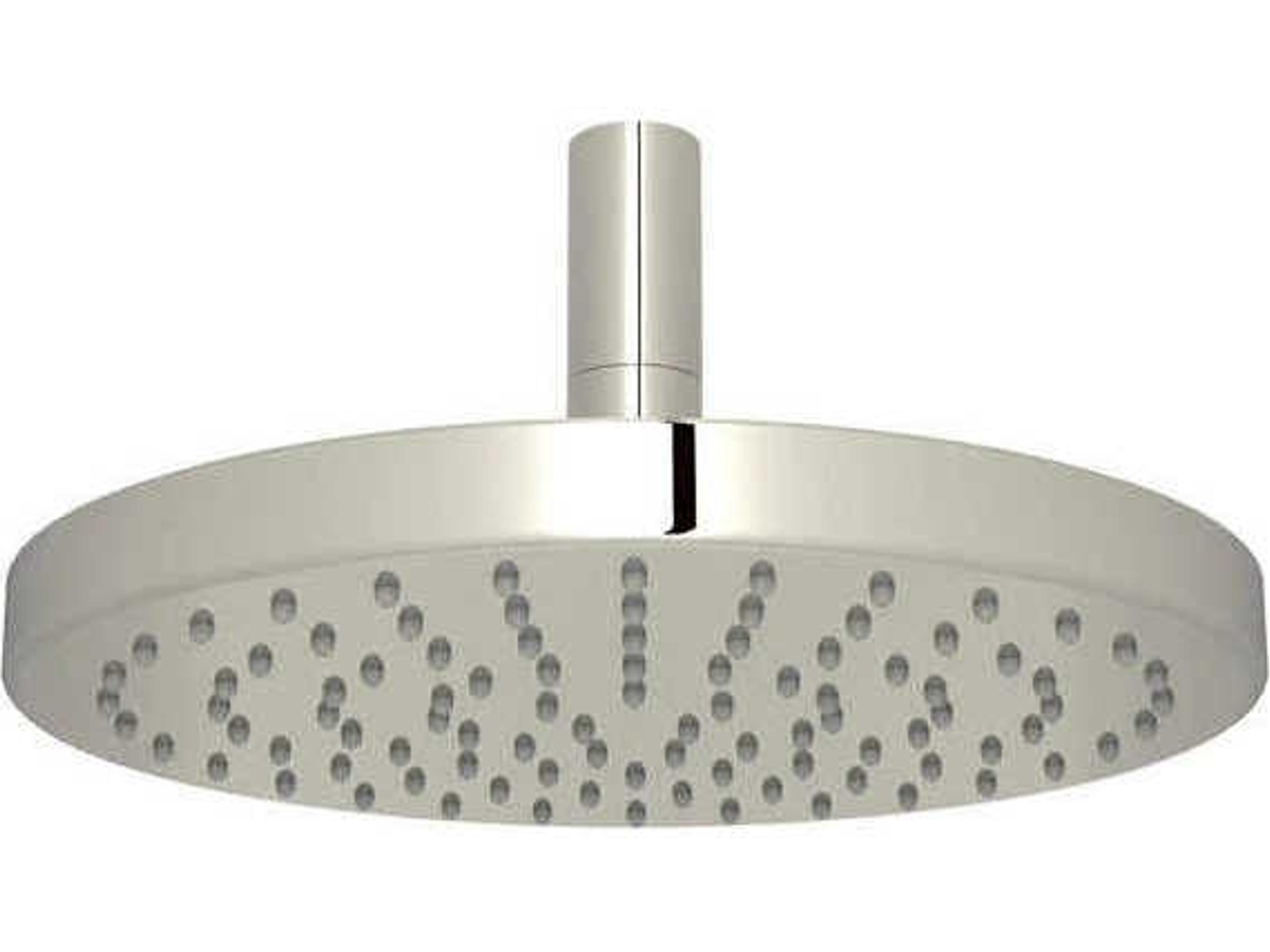 Elios Polished Nickel 8" Rain Showerhead