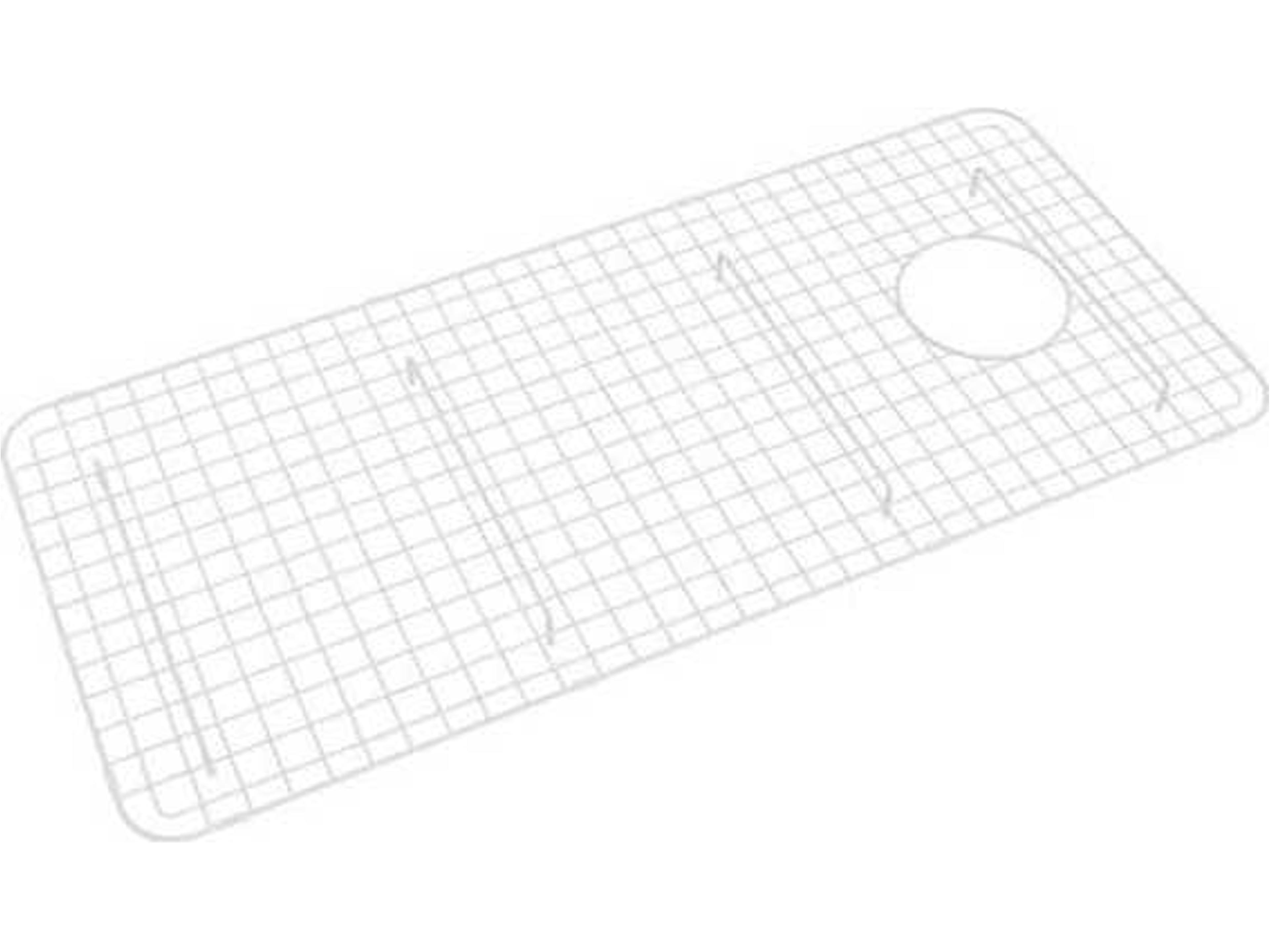 Lancaster White 32" Wire Sink Grid