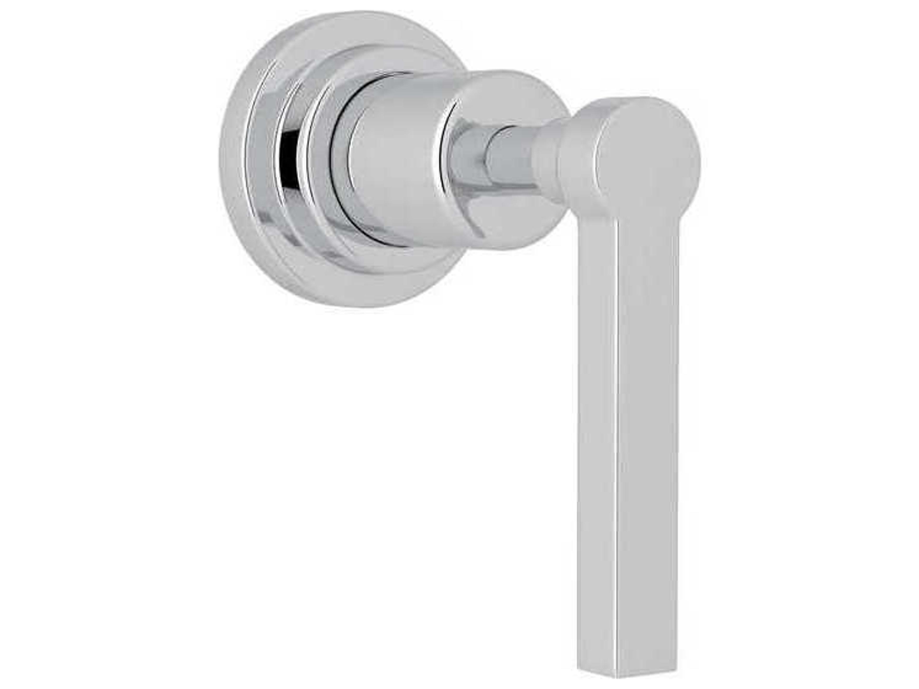 Rohl Lombardia Polished Chrome Trim For Volume Control And 4-Port Dedicated Diverter with Lever Handle