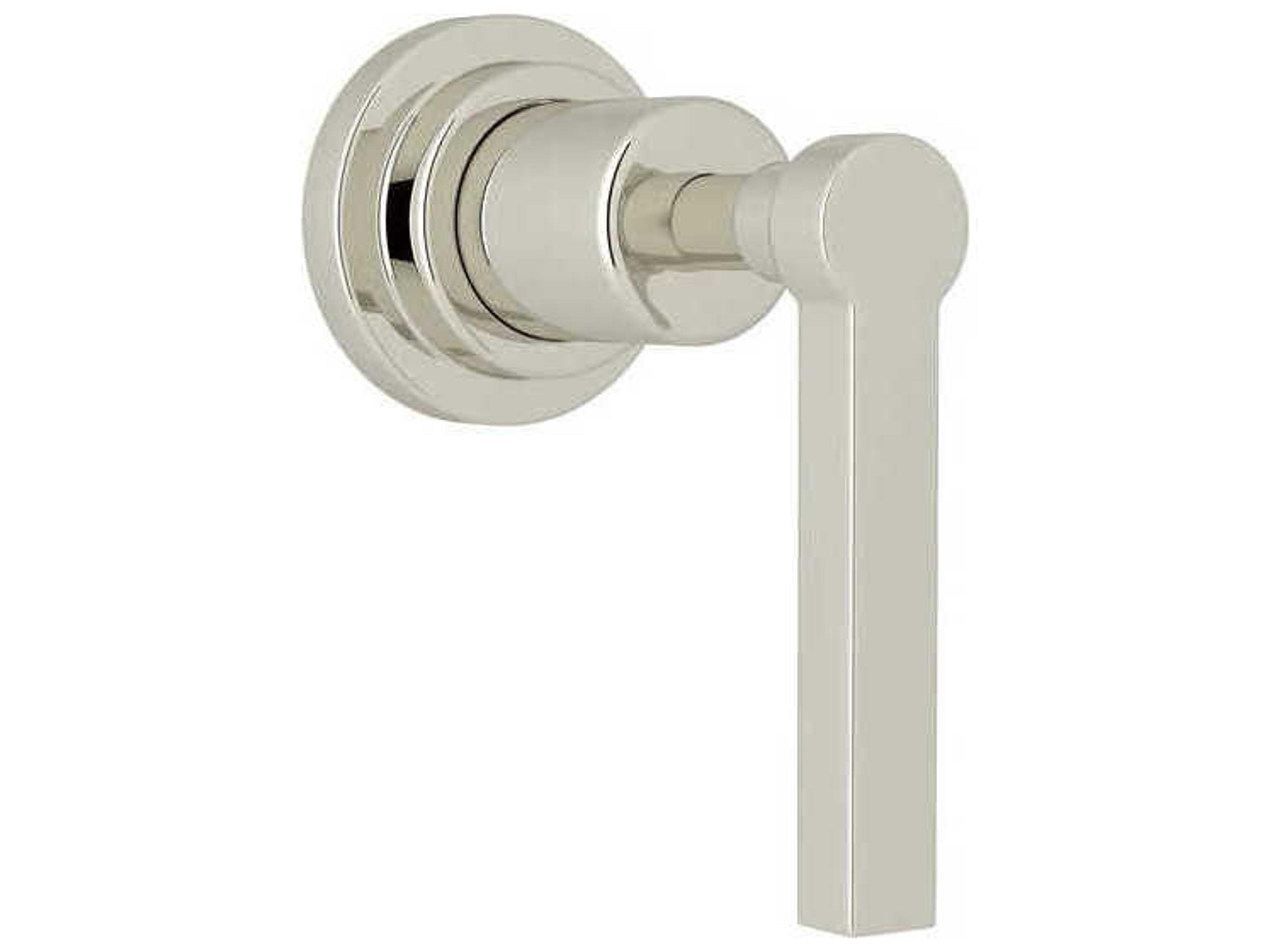 Lombardia Polished Nickel Trim For Volume Control And 4-Port Dedicated Diverter with Lever Handle