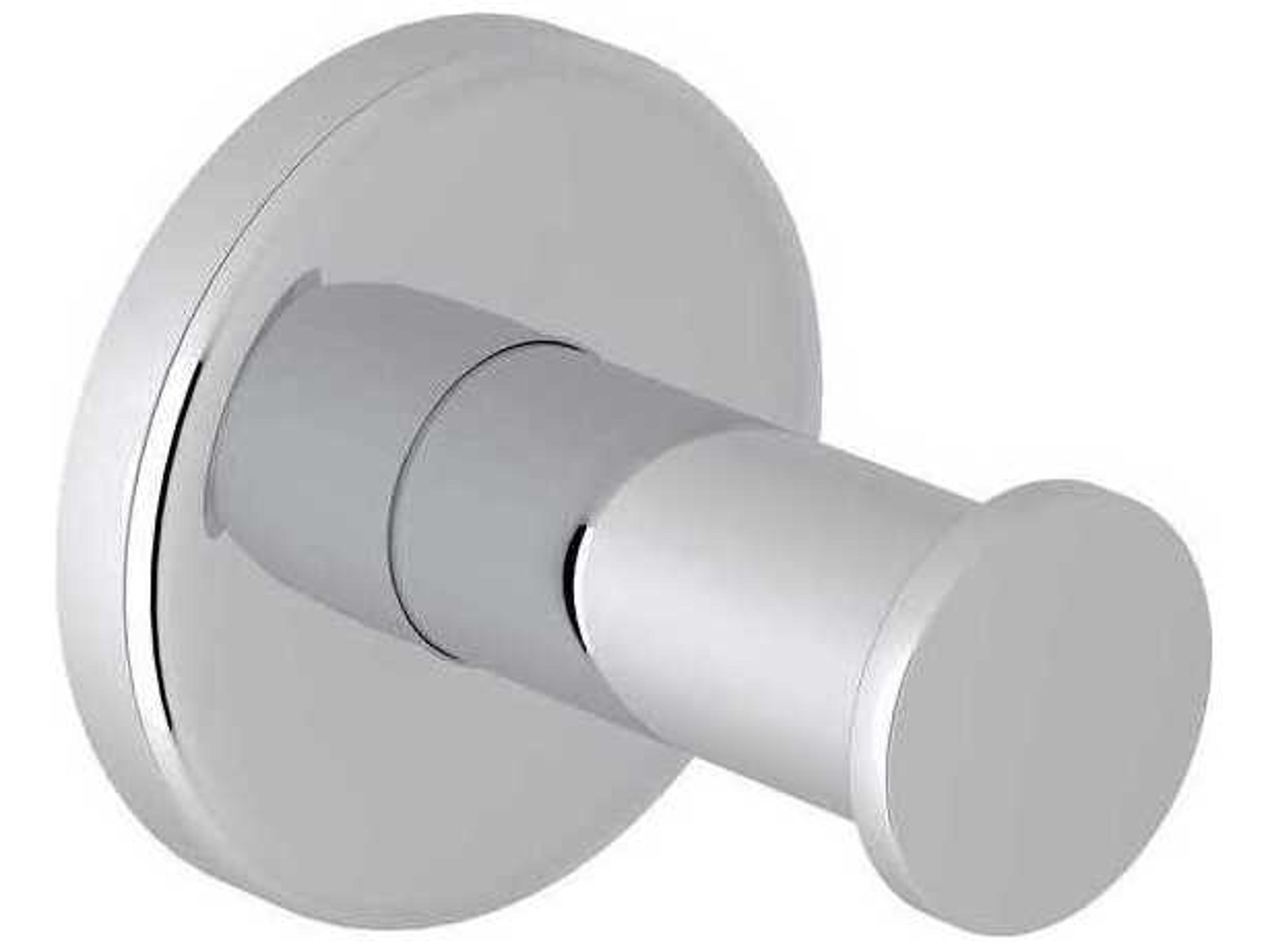 Lombardia Polished Chrome Wall Mount Single Robe Hook