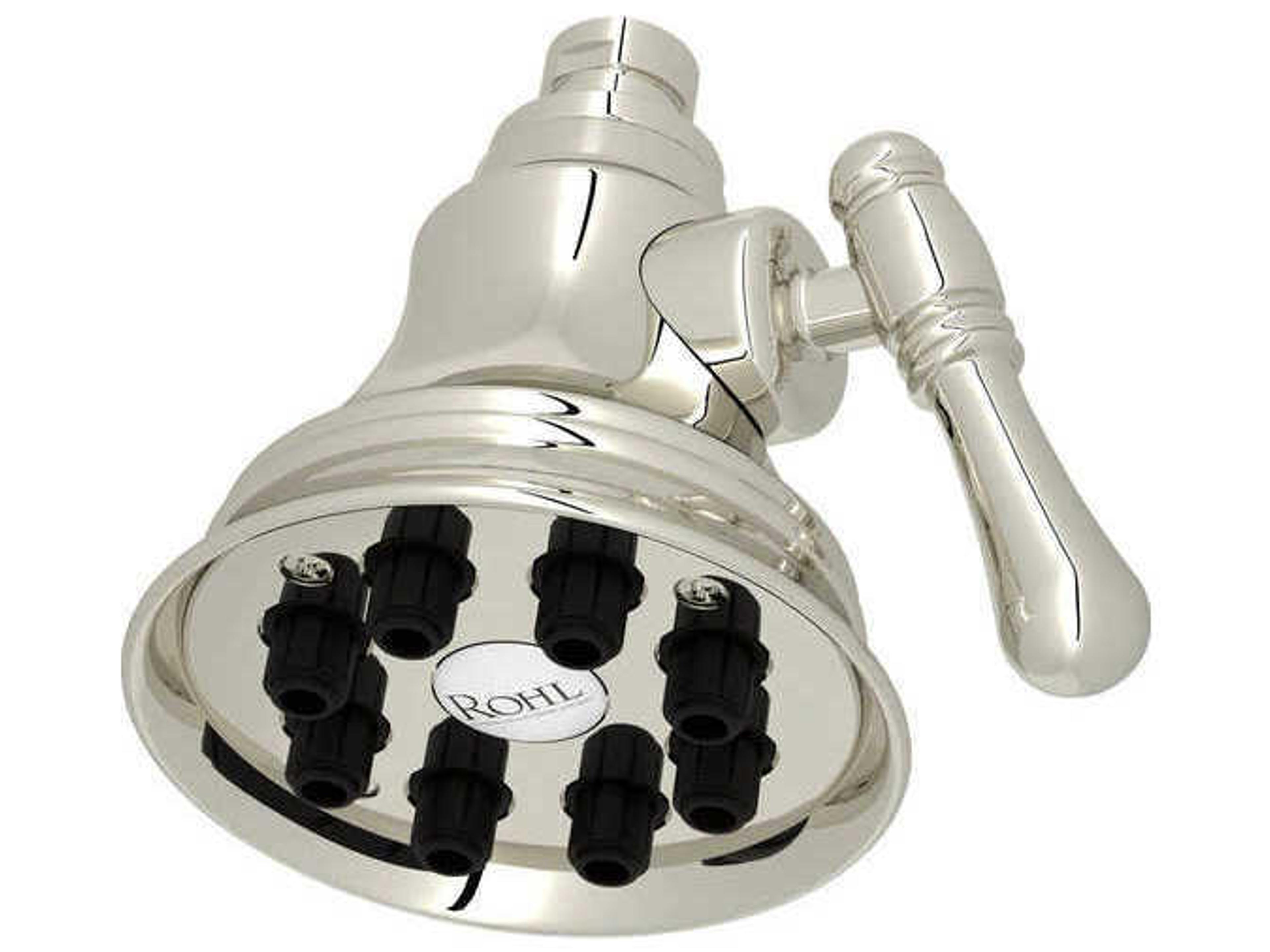 Mantova Polished Nickel Adjustable Showerhead