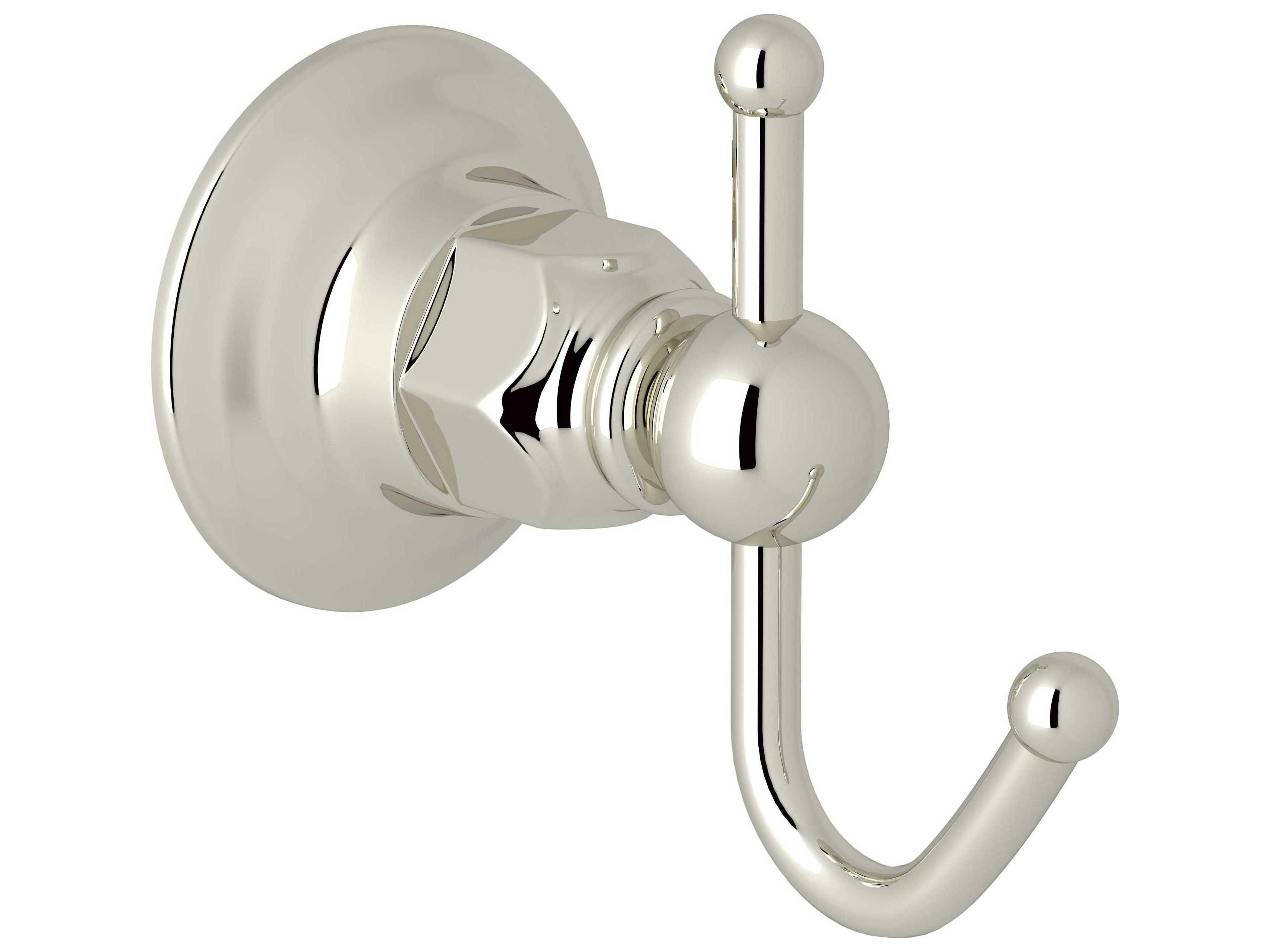Polished Nickel Wall Mount Single Robe Hook