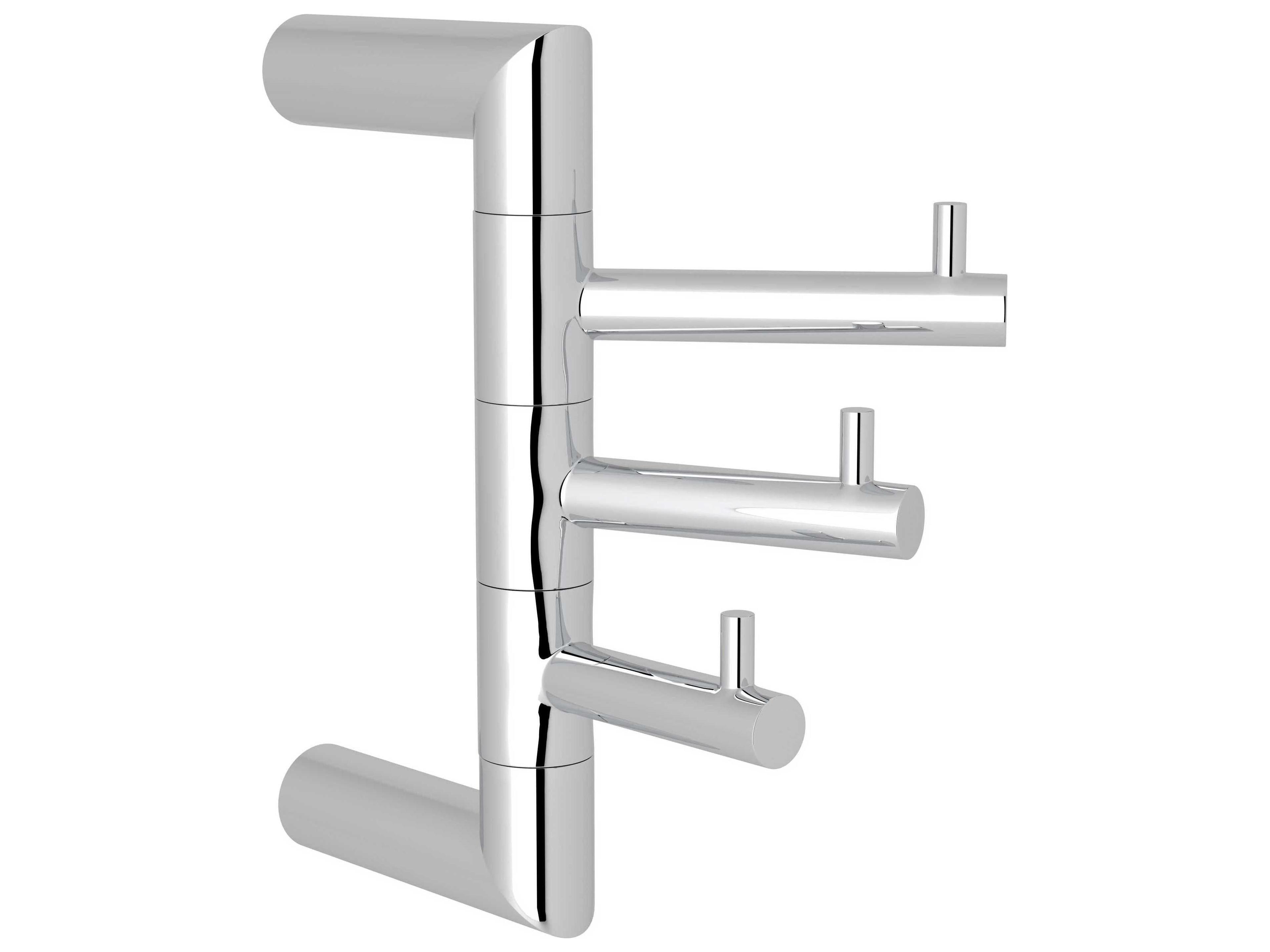 Rohl Polished Chrome Wall Mounted Triple Robe Hook