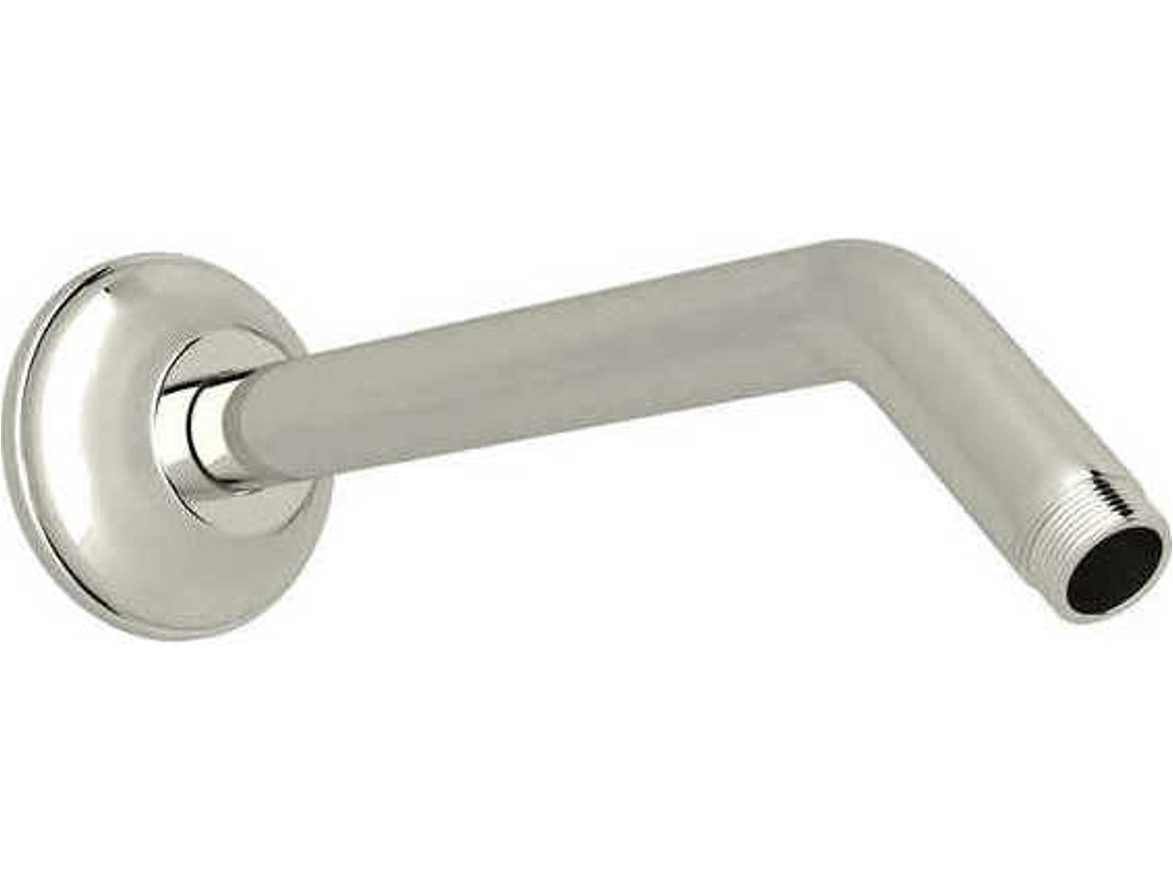 Polished Nickel 9" Wall Mount Shower Arm