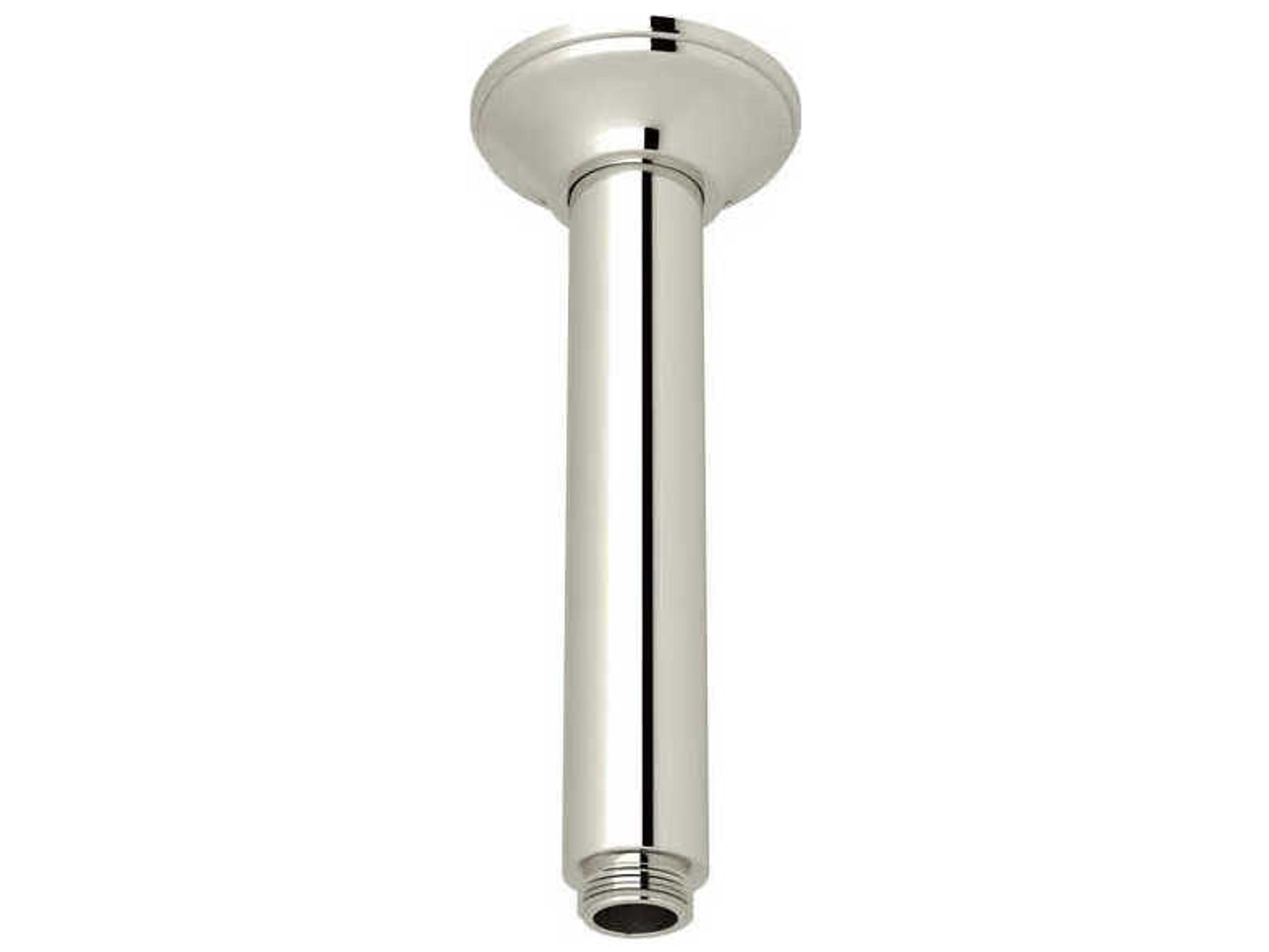 Polished Nickel 6" Ceiling Mount Shower Arm