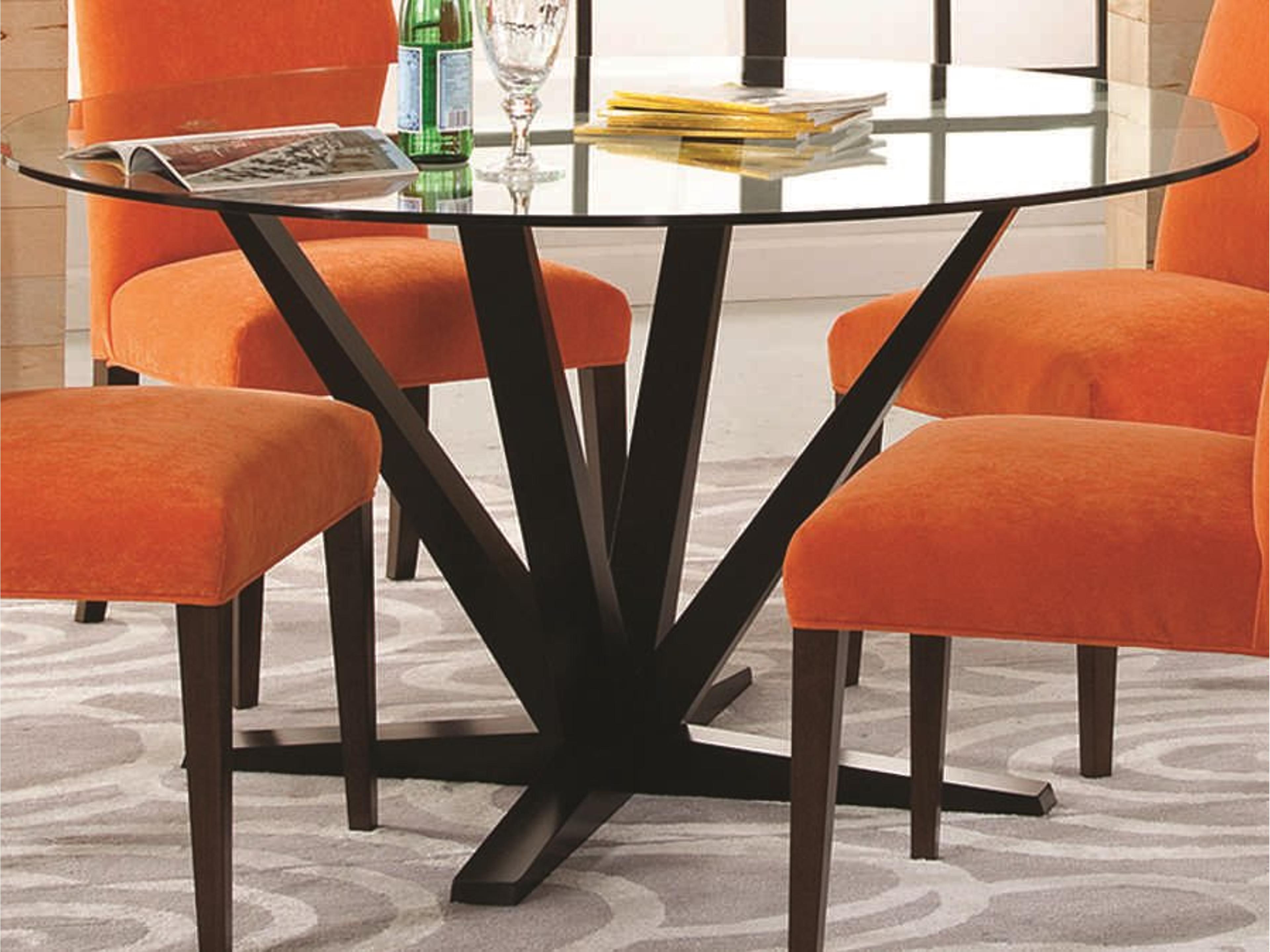 Saloom Skyline Aura Glass Dining Table