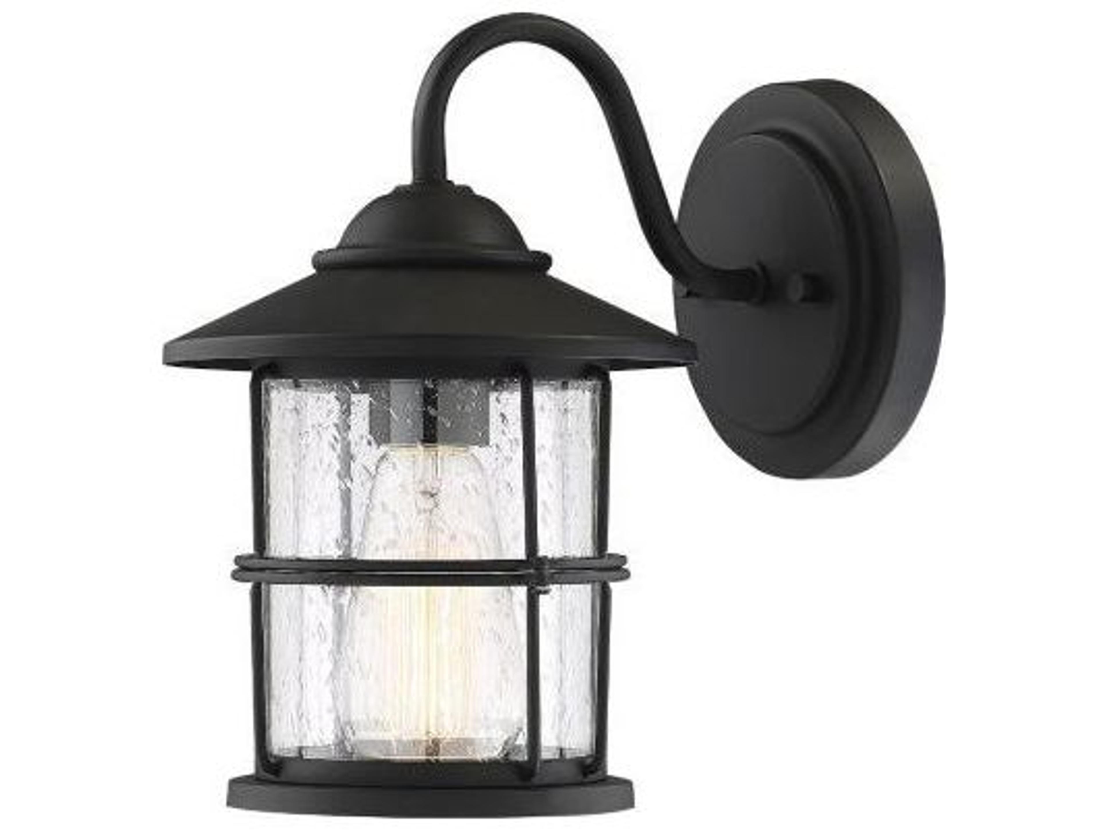 Meridian 1 - Light Glass Outdoor Wall Light
