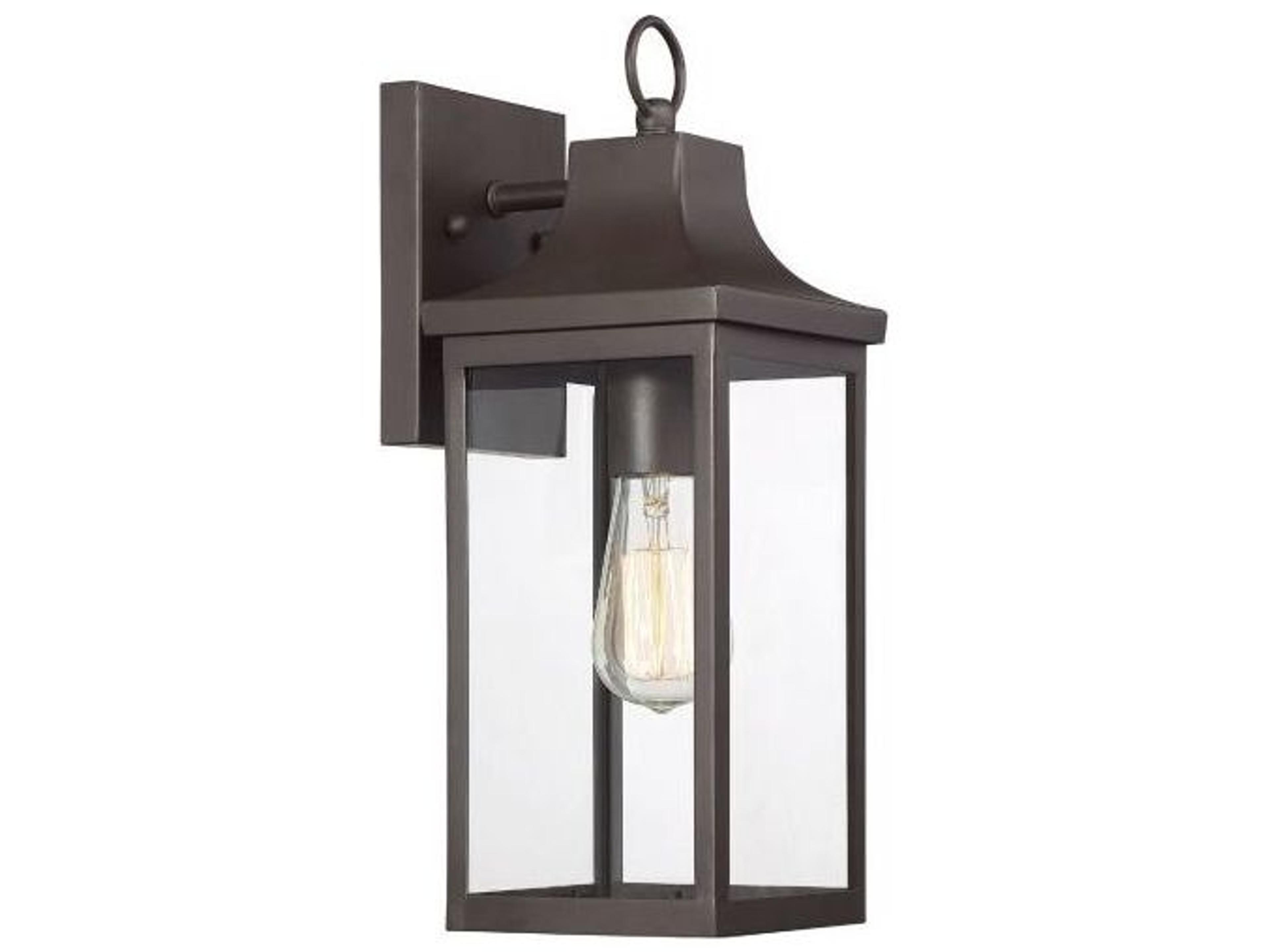 Meridian 1 - Light Glass Outdoor Wall Light