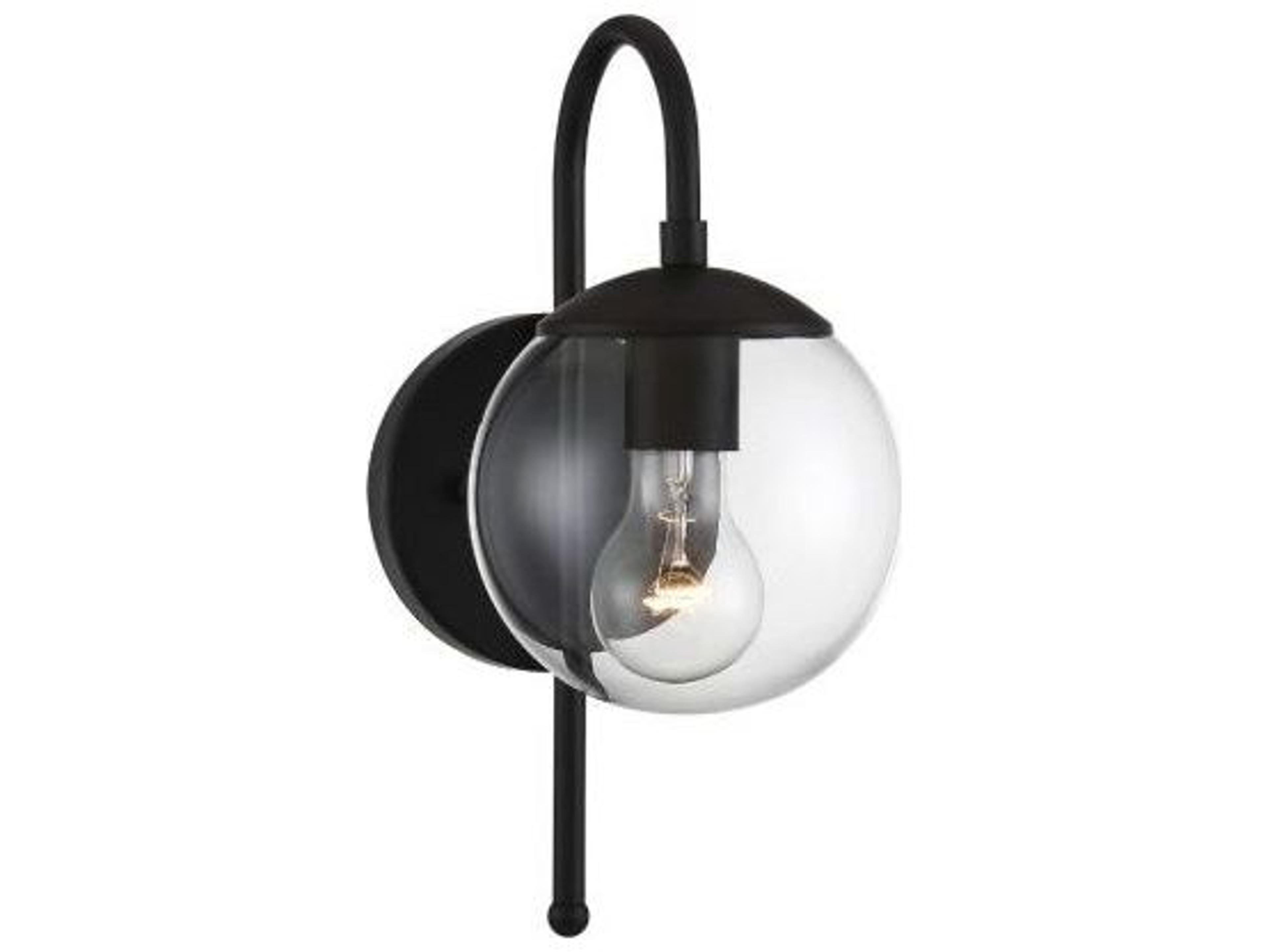 Meridian 1 - Light Glass Outdoor Wall Light