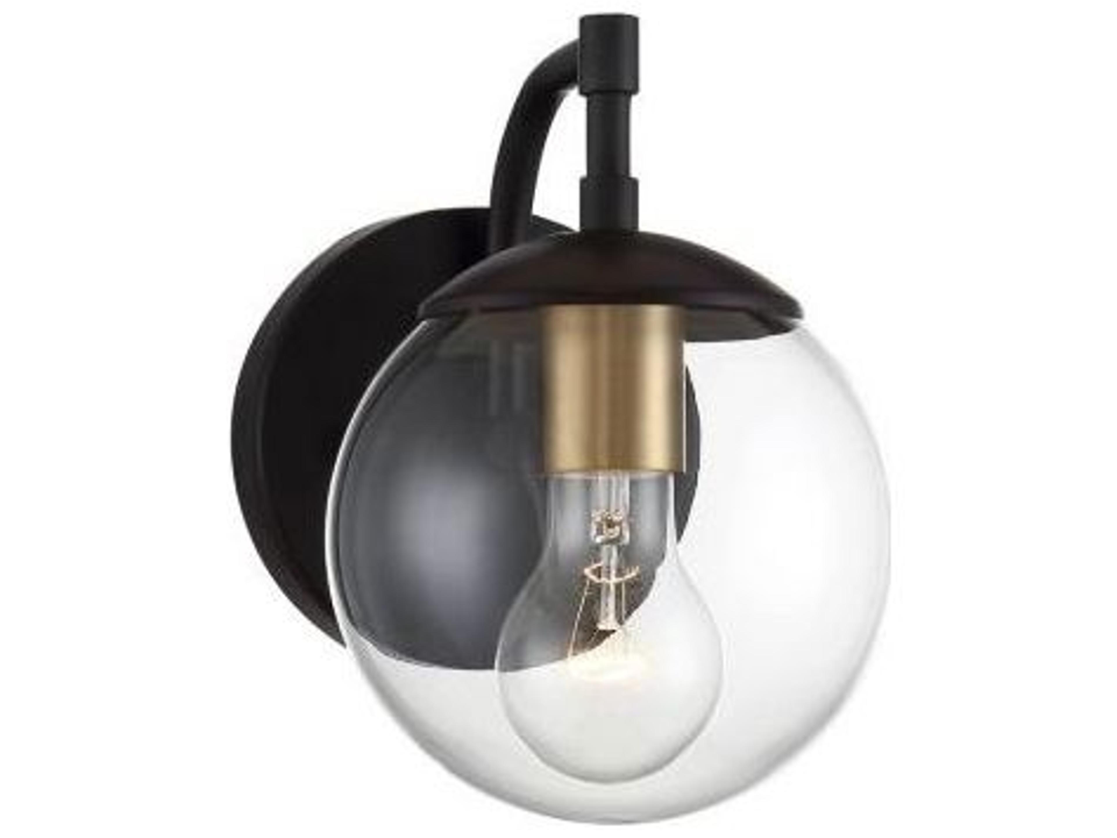 Meridian 1 - Light Glass Outdoor Wall Light