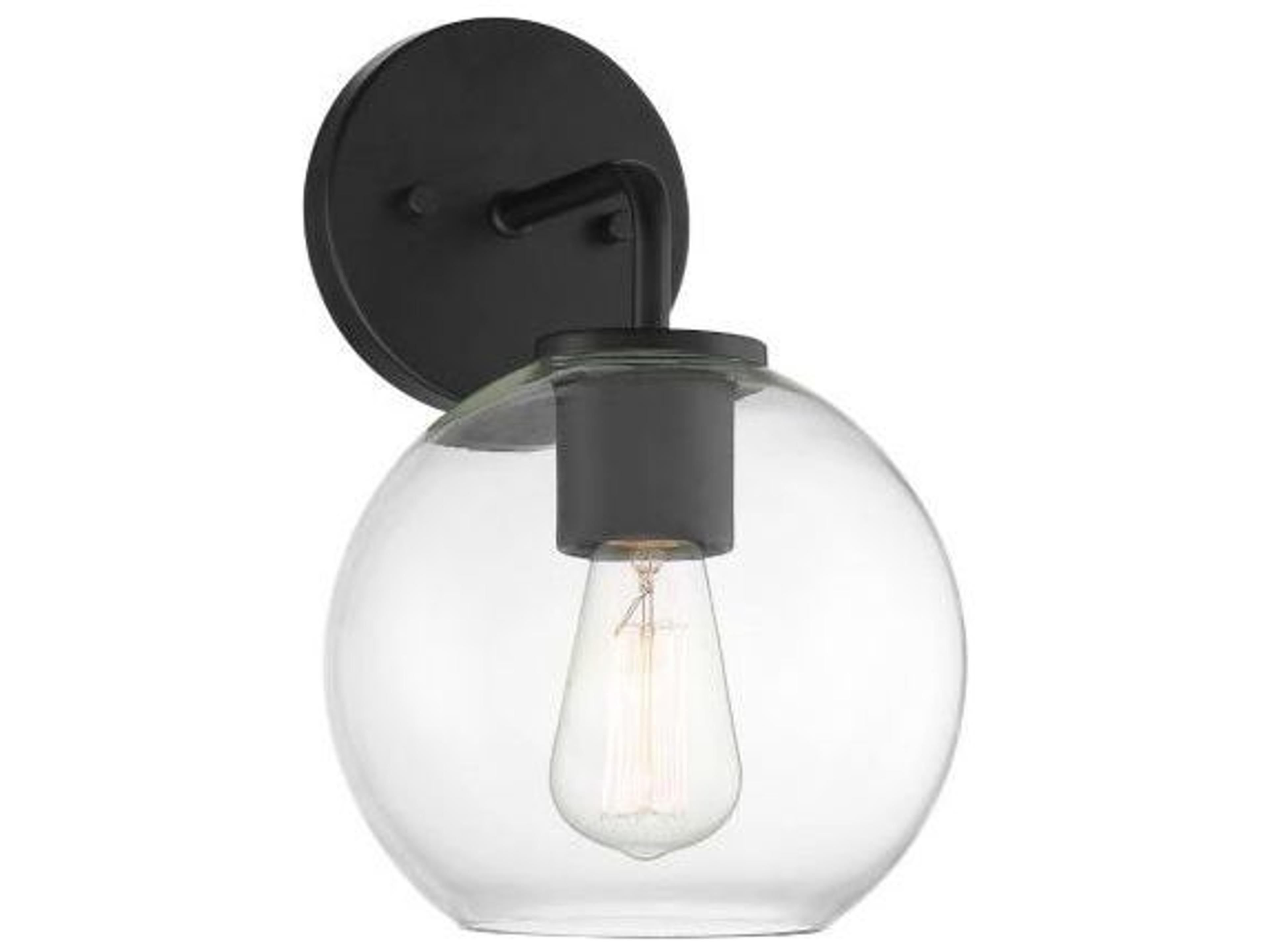 Meridian 1 - Light Glass Outdoor Wall Light