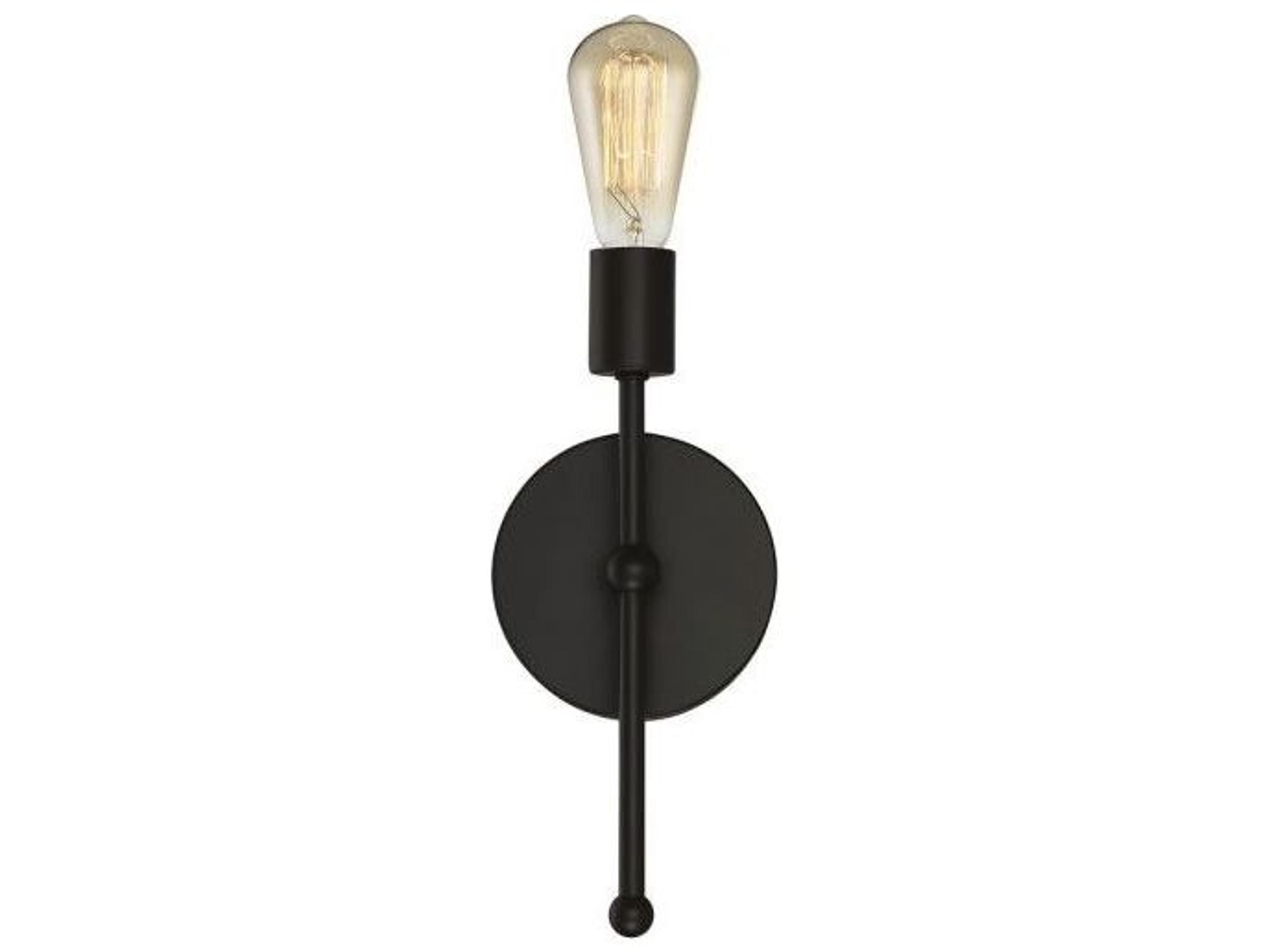 Meridian 1-Light Oil Rubbed Bronze Wall Sconce