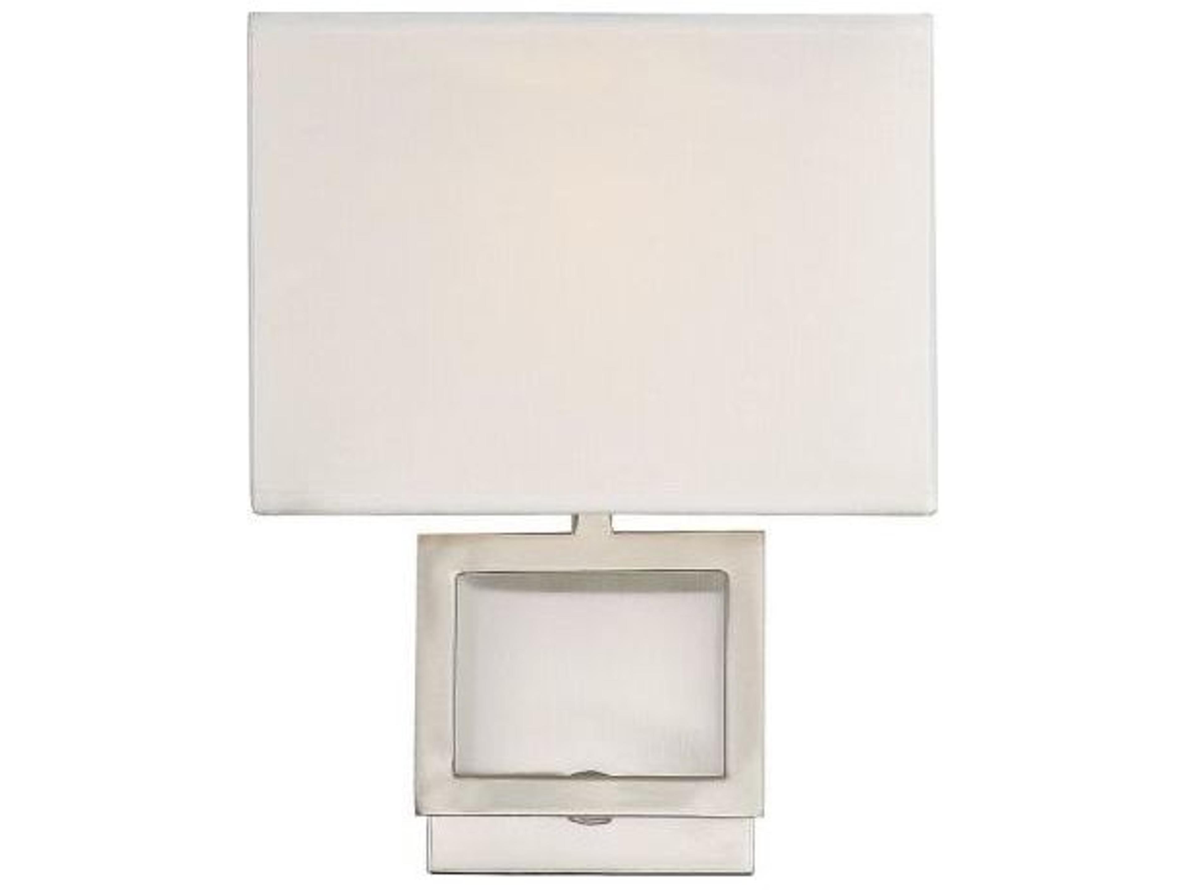 Meridian 1-Light Brushed Nickel Wall Sconce