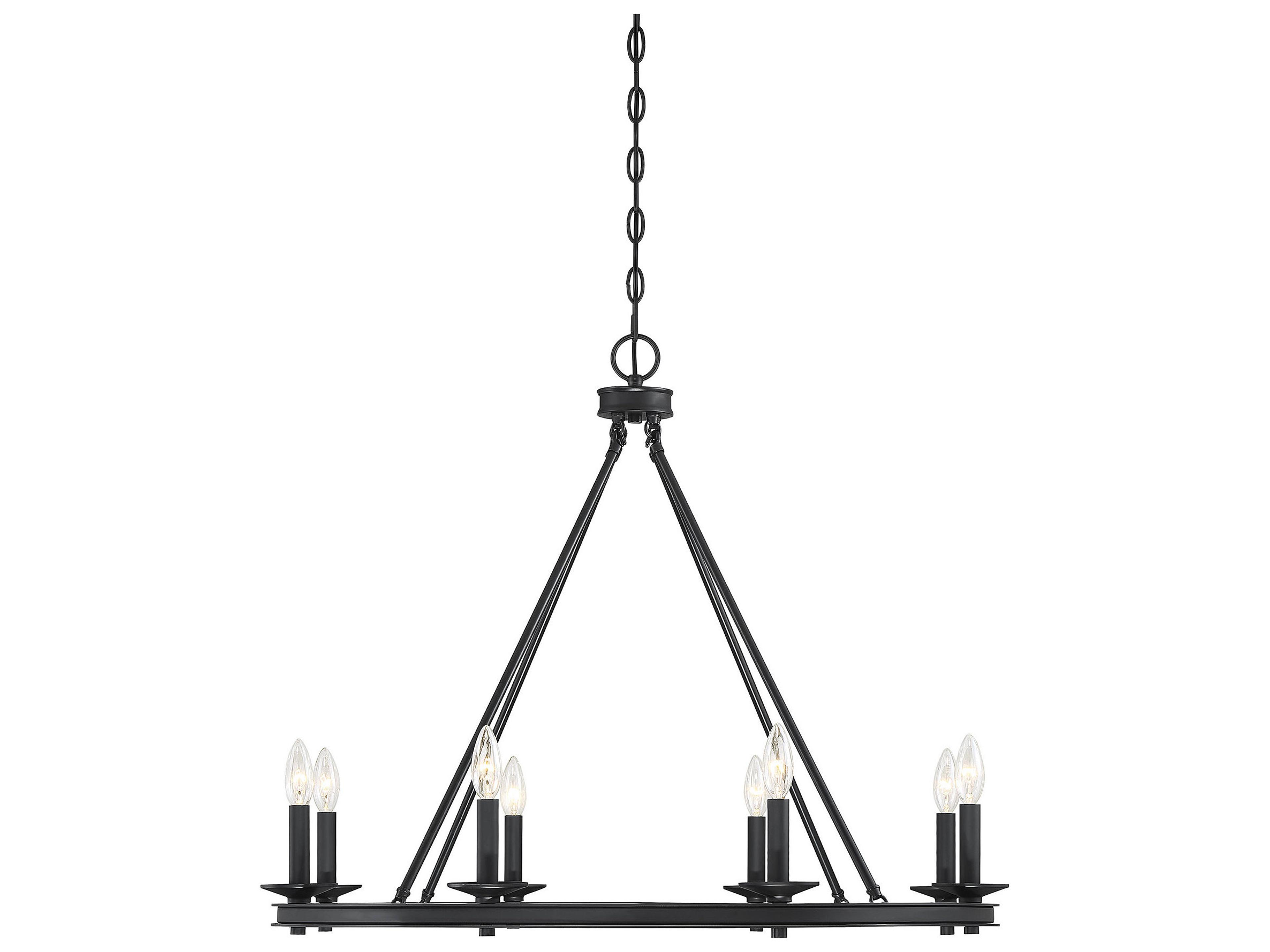 Middleton 8-Light Classic Bronze Candelabra Chandelier