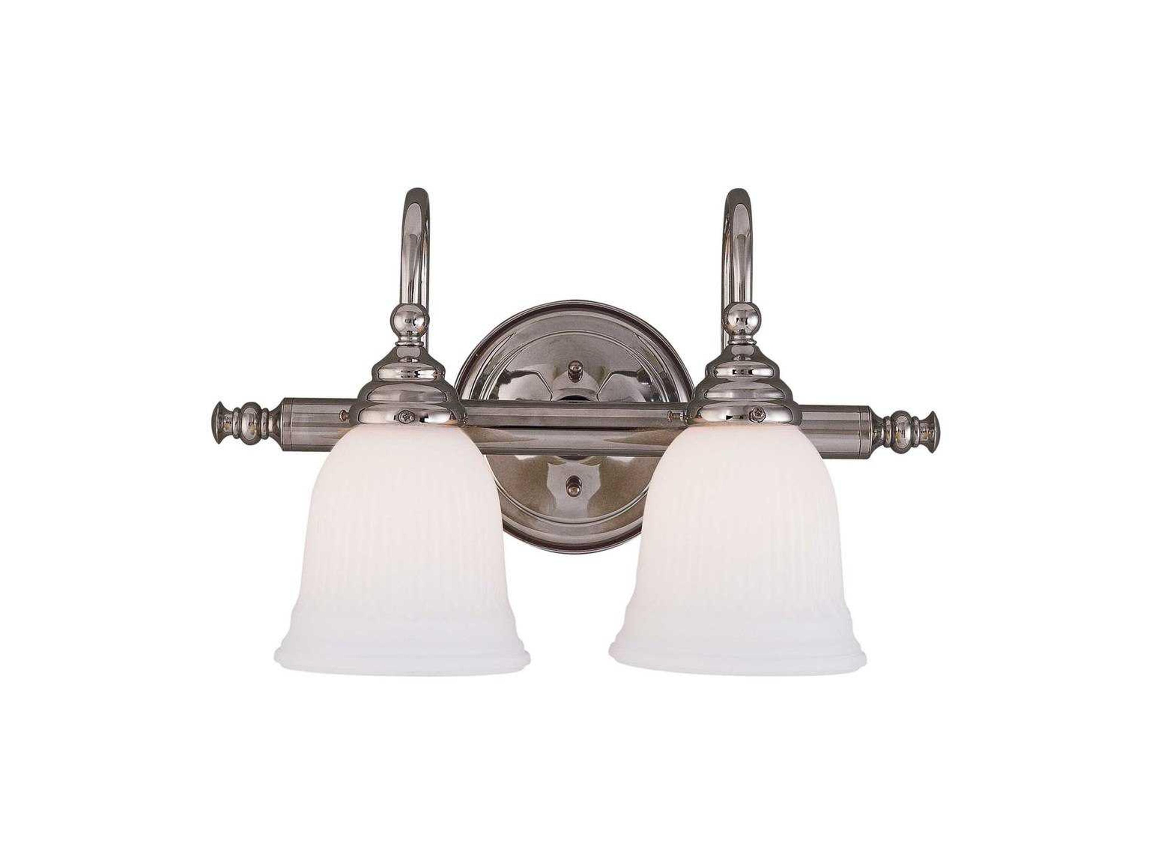 Brunswick 2-Light Chrome Vanity Light