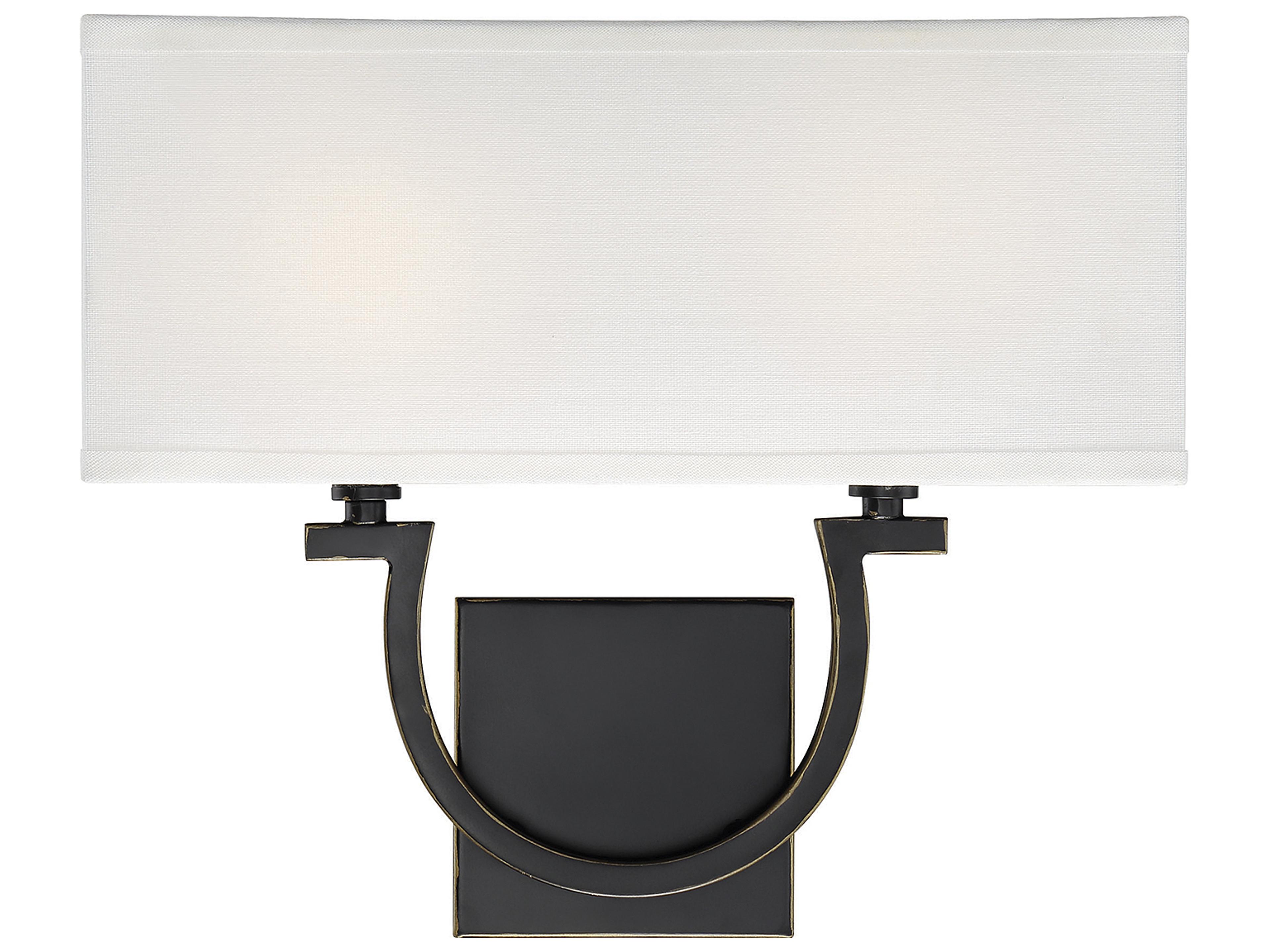 Rhodes 2-Light Classic Bronze Wall Sconce