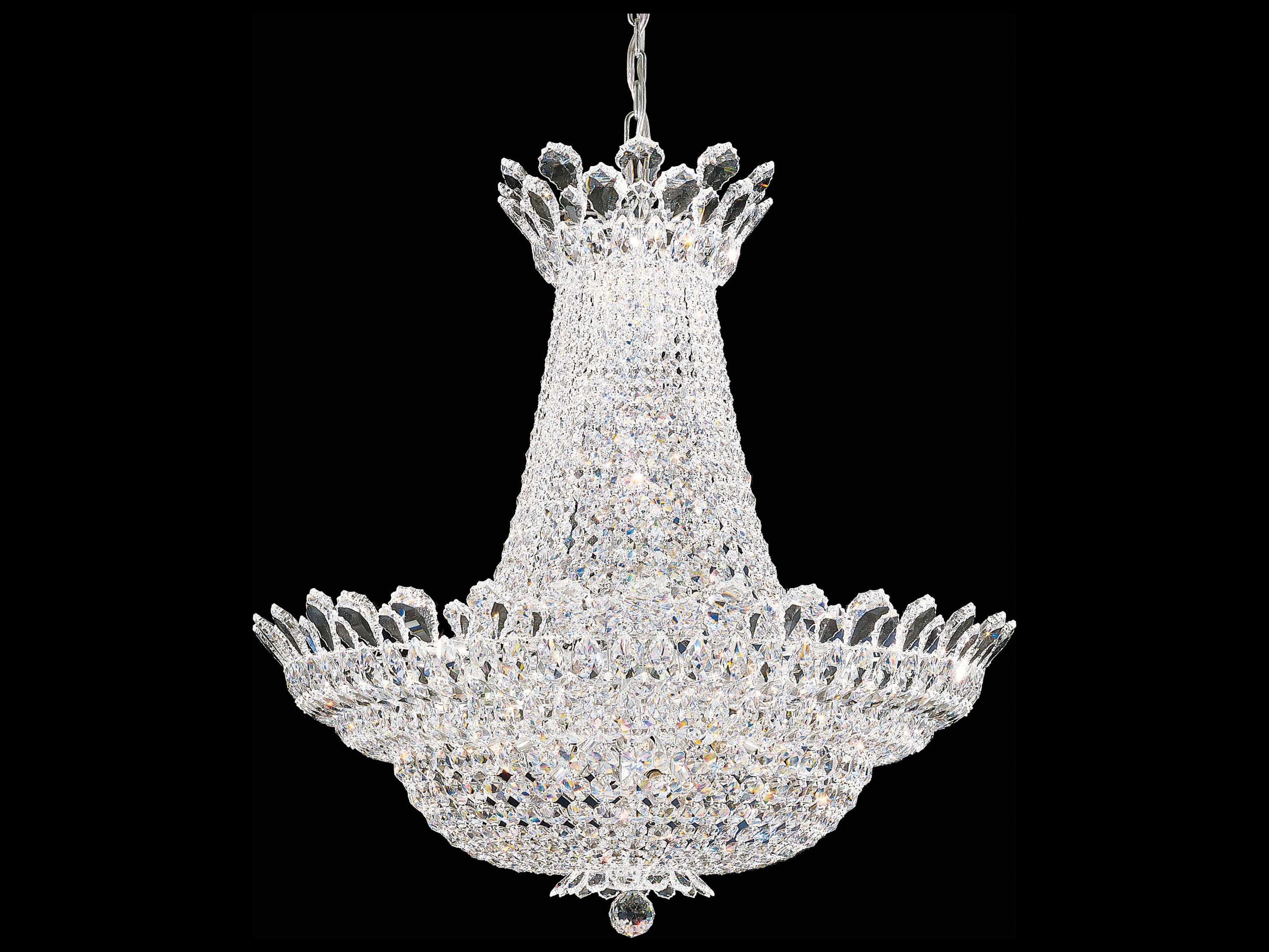 Trilliane 53-Light Silver Crystal Chandelier