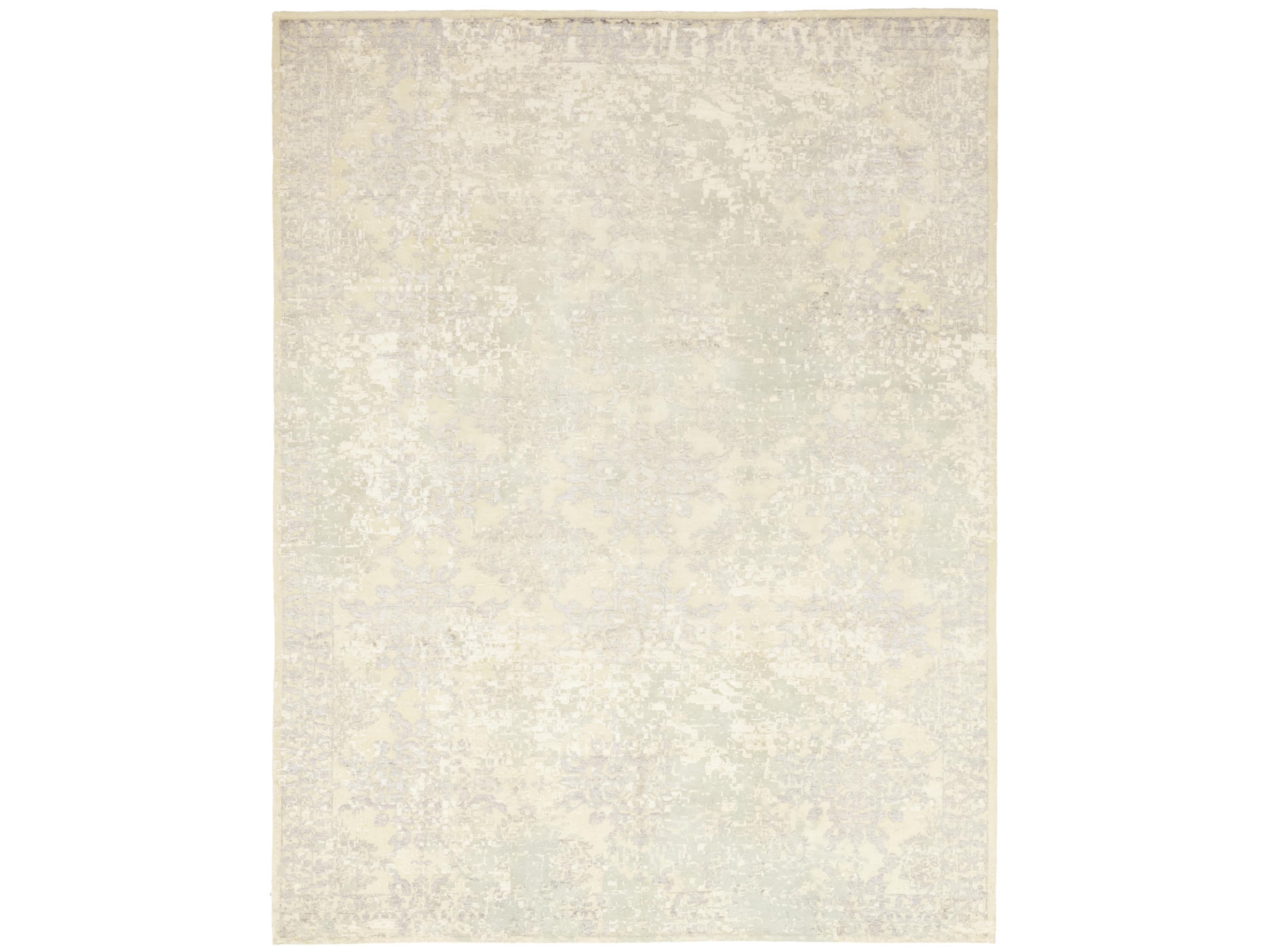 Modern Damask Area Rug