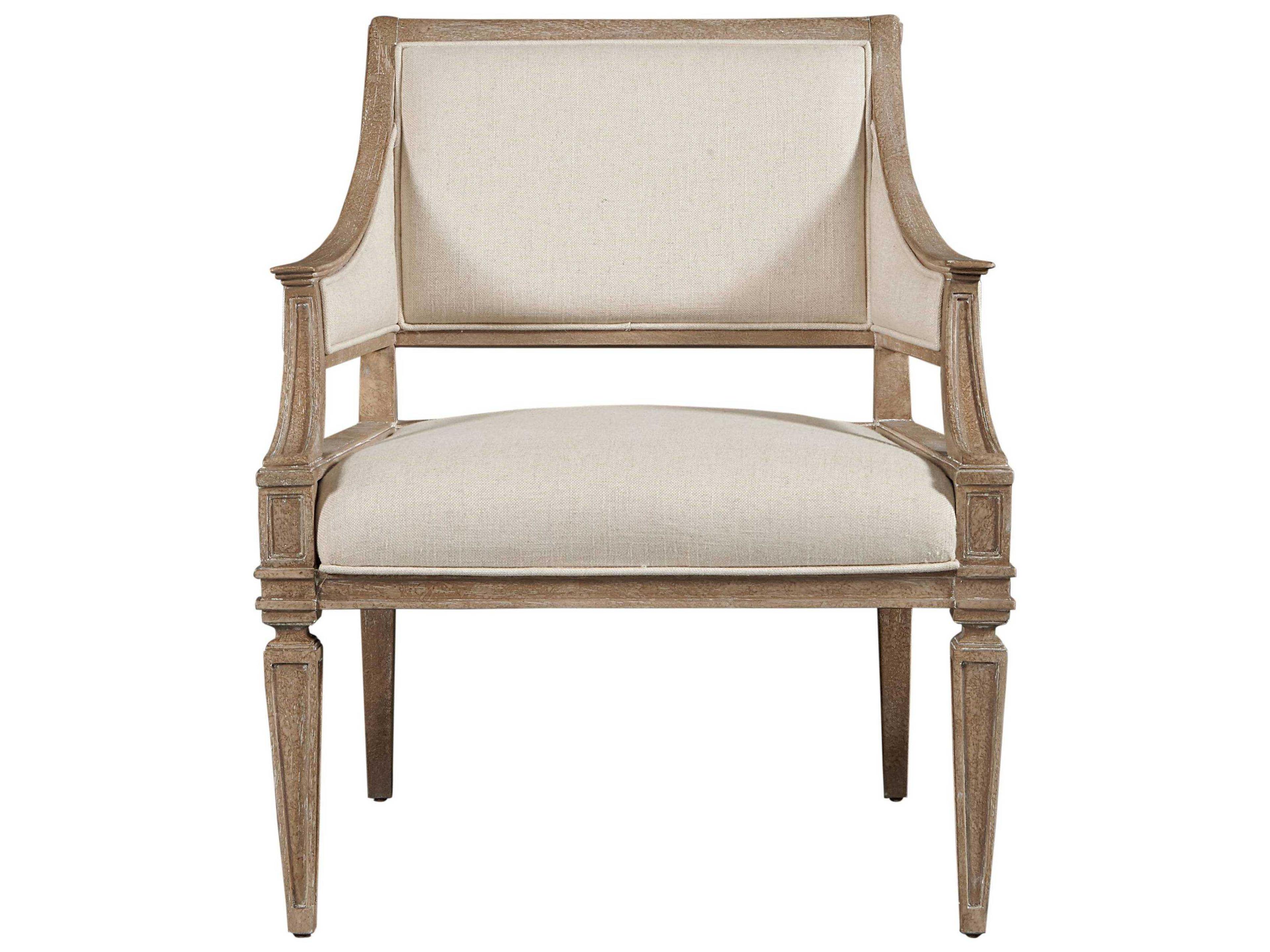 Stanley Furniture Wethersfield Estate Oak Fabric Accent Chair