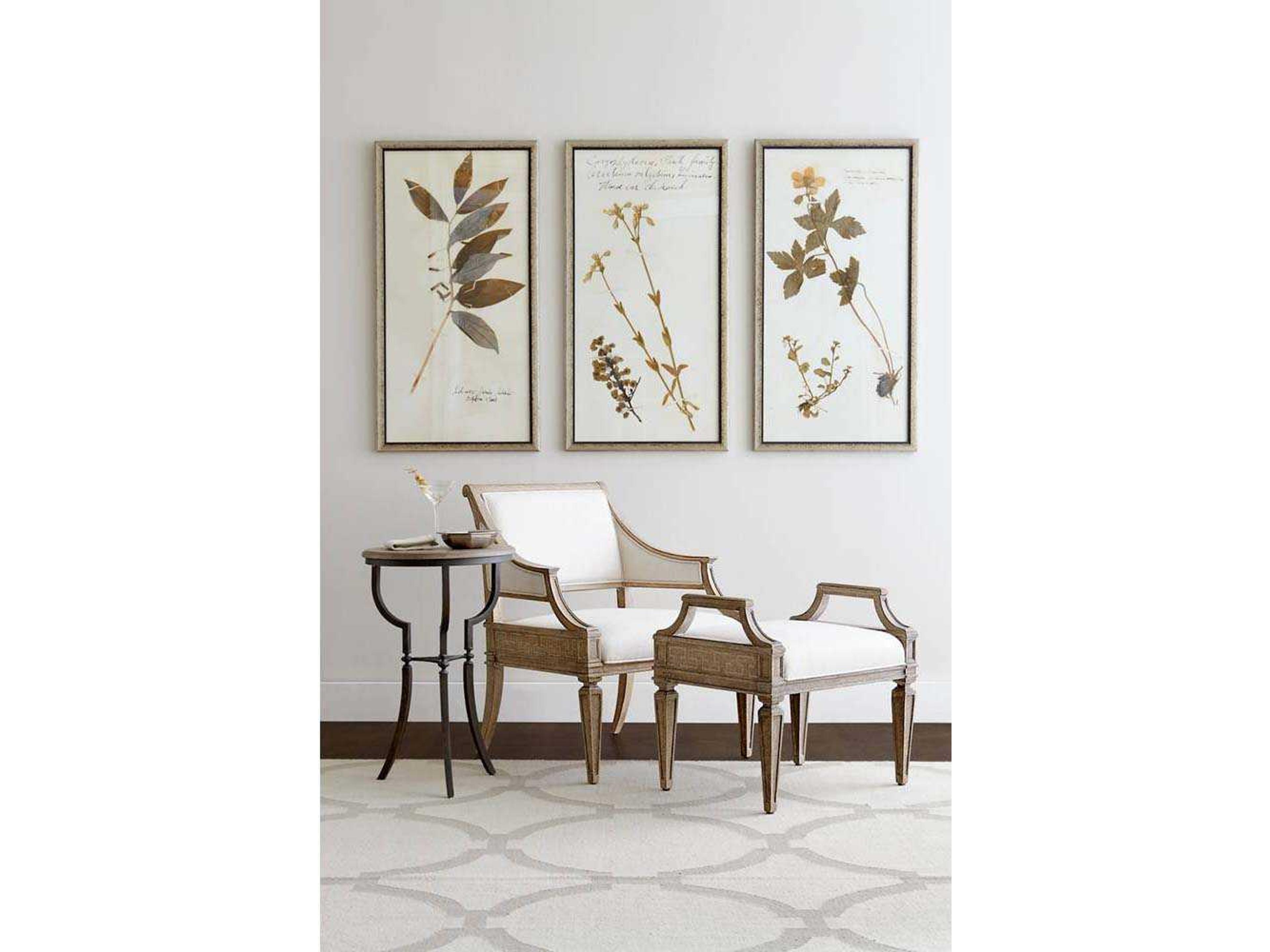 Stanley Furniture Wethersfield Estate Chair and Ottoman Set Table