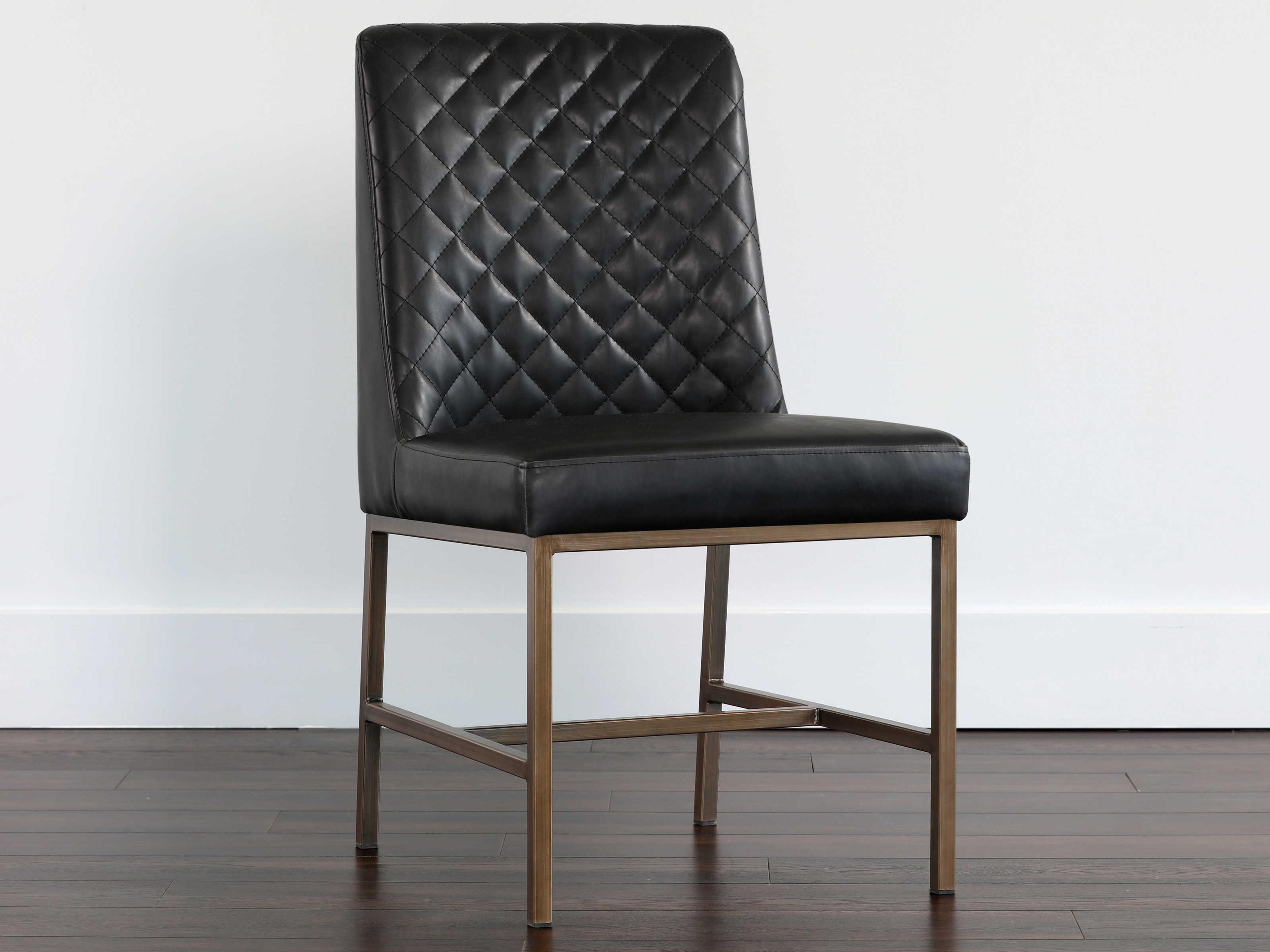 Sunpan 5west Leighland Dining Chair Coal Black