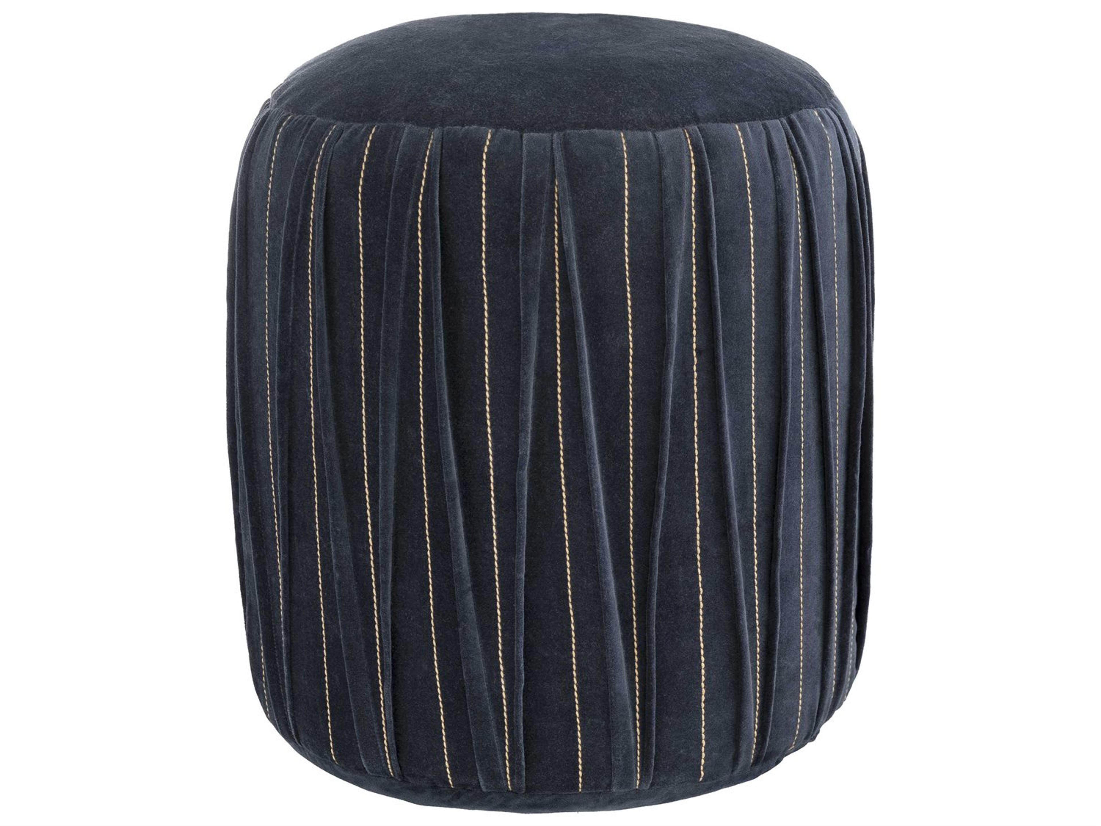 Vela Dark Blue Ottoman