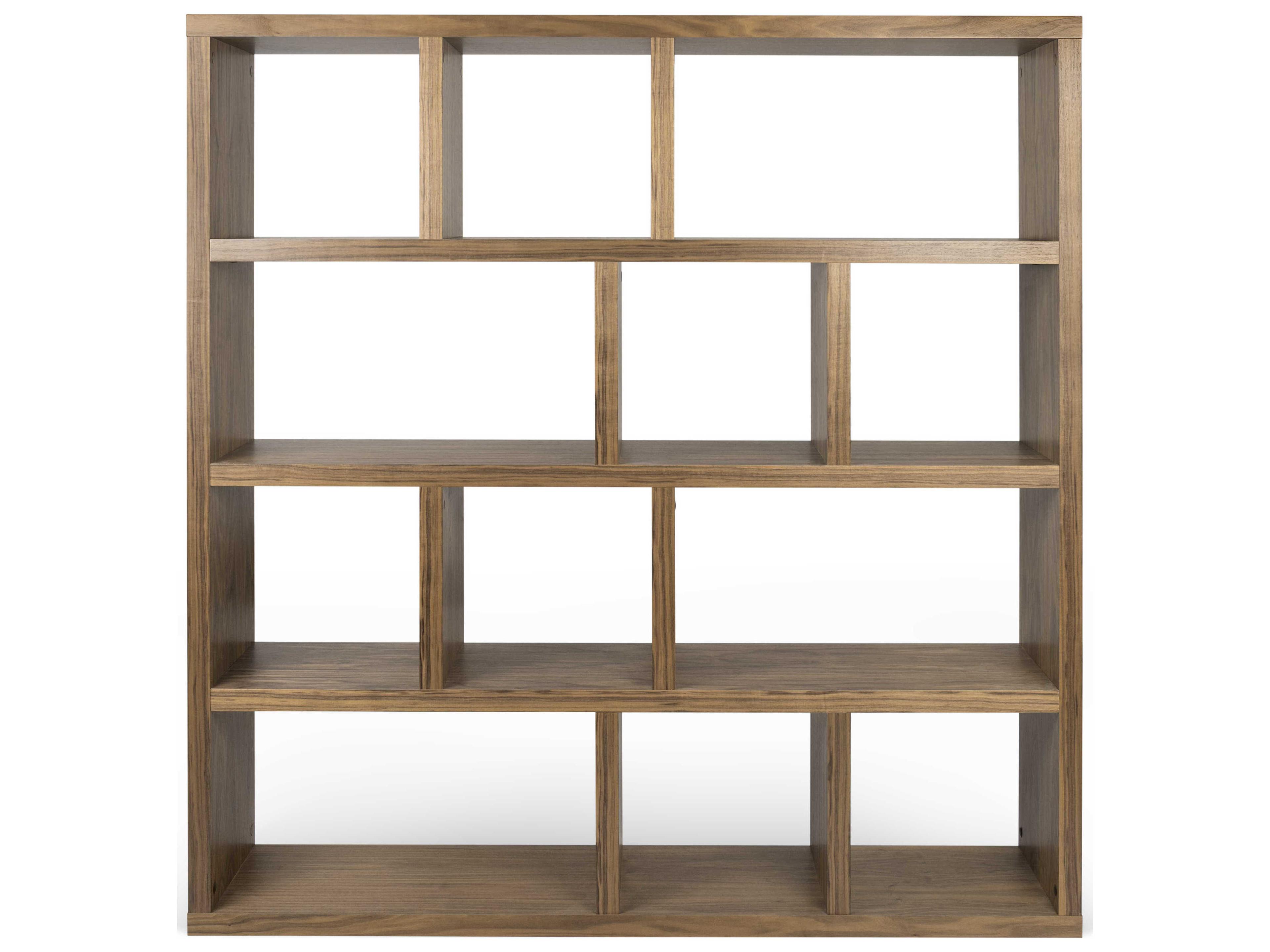 Berlin Bookcase Walnut Geometric Étagère