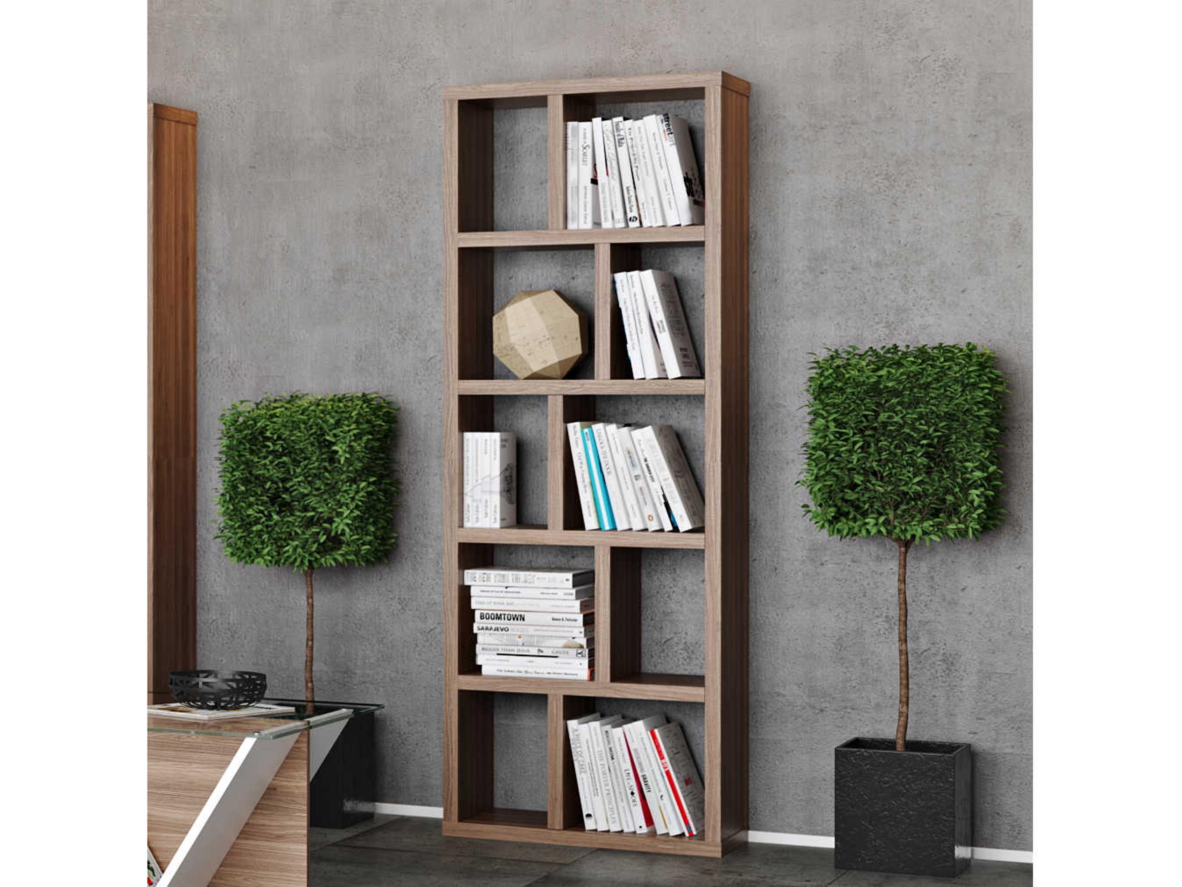 TemaHome Berlin Walnut Bookcase