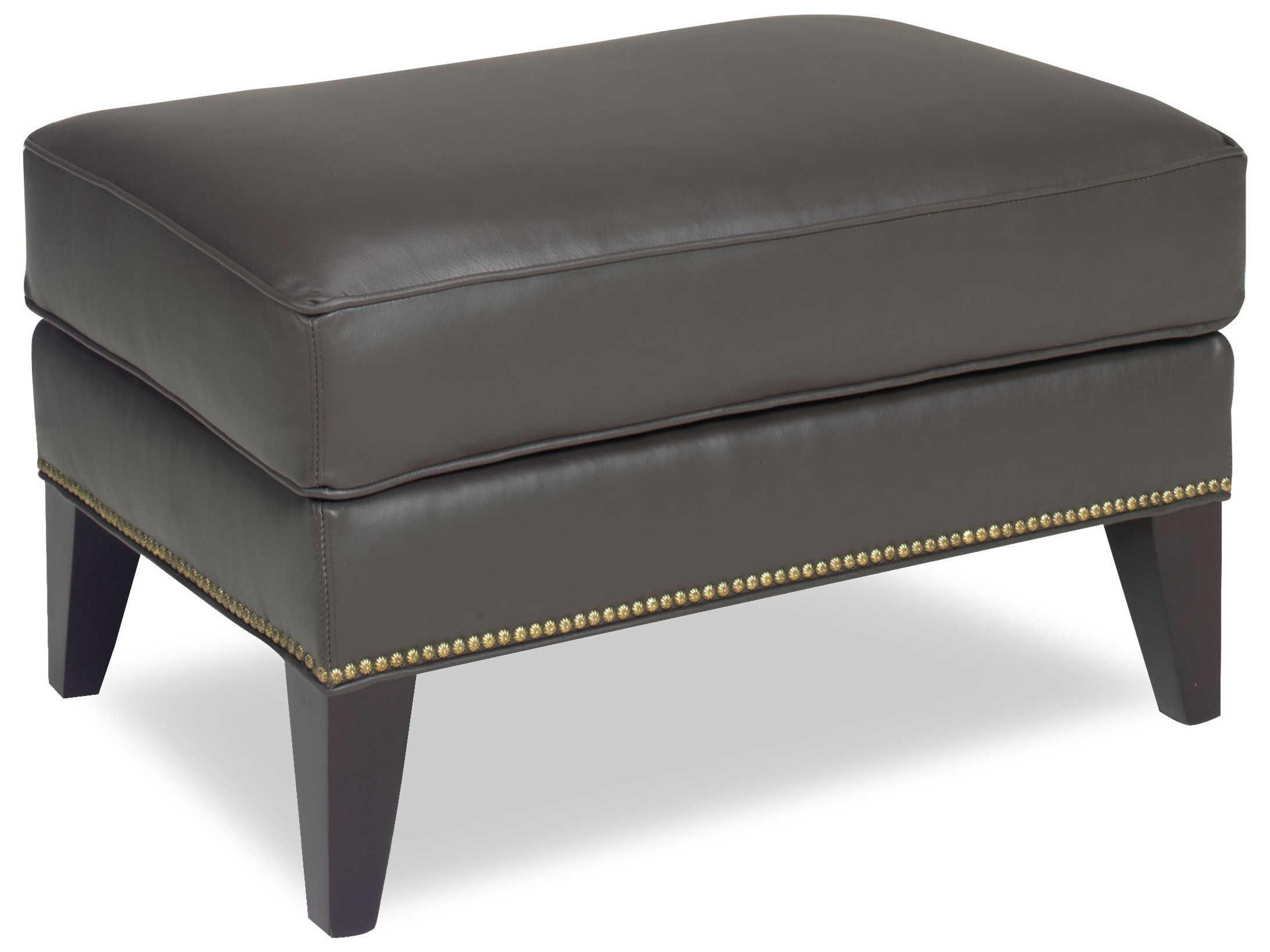 Weston Leather Ottoman
