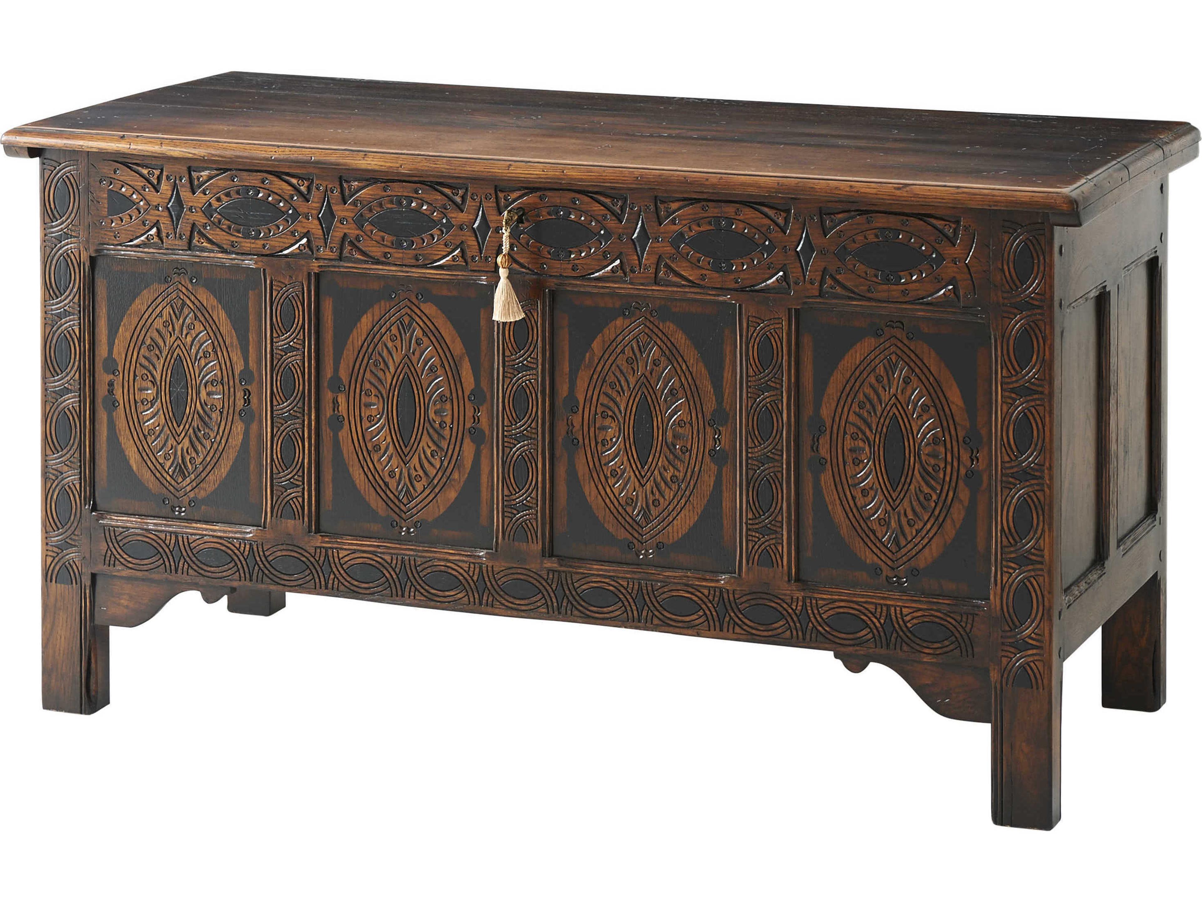 Althorp Living History Oak Wood Accent Chest