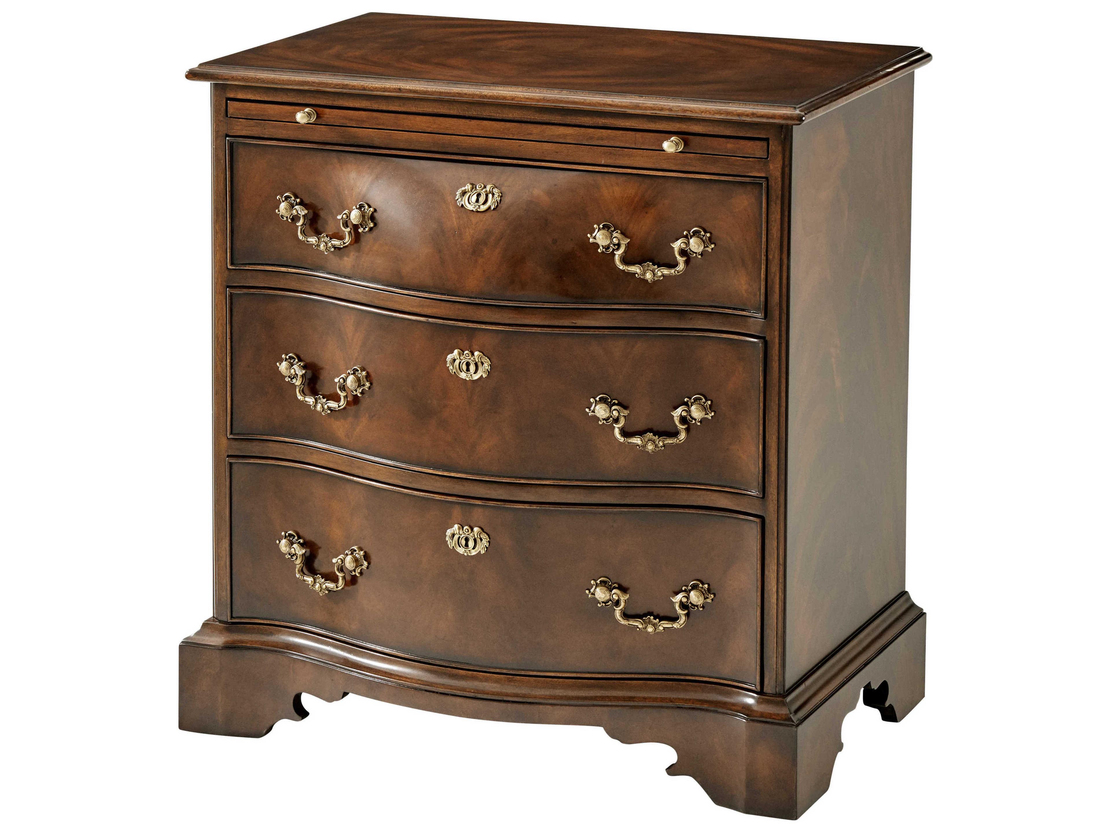 Althorp Living History Brown Mahogany Wood Nightstand