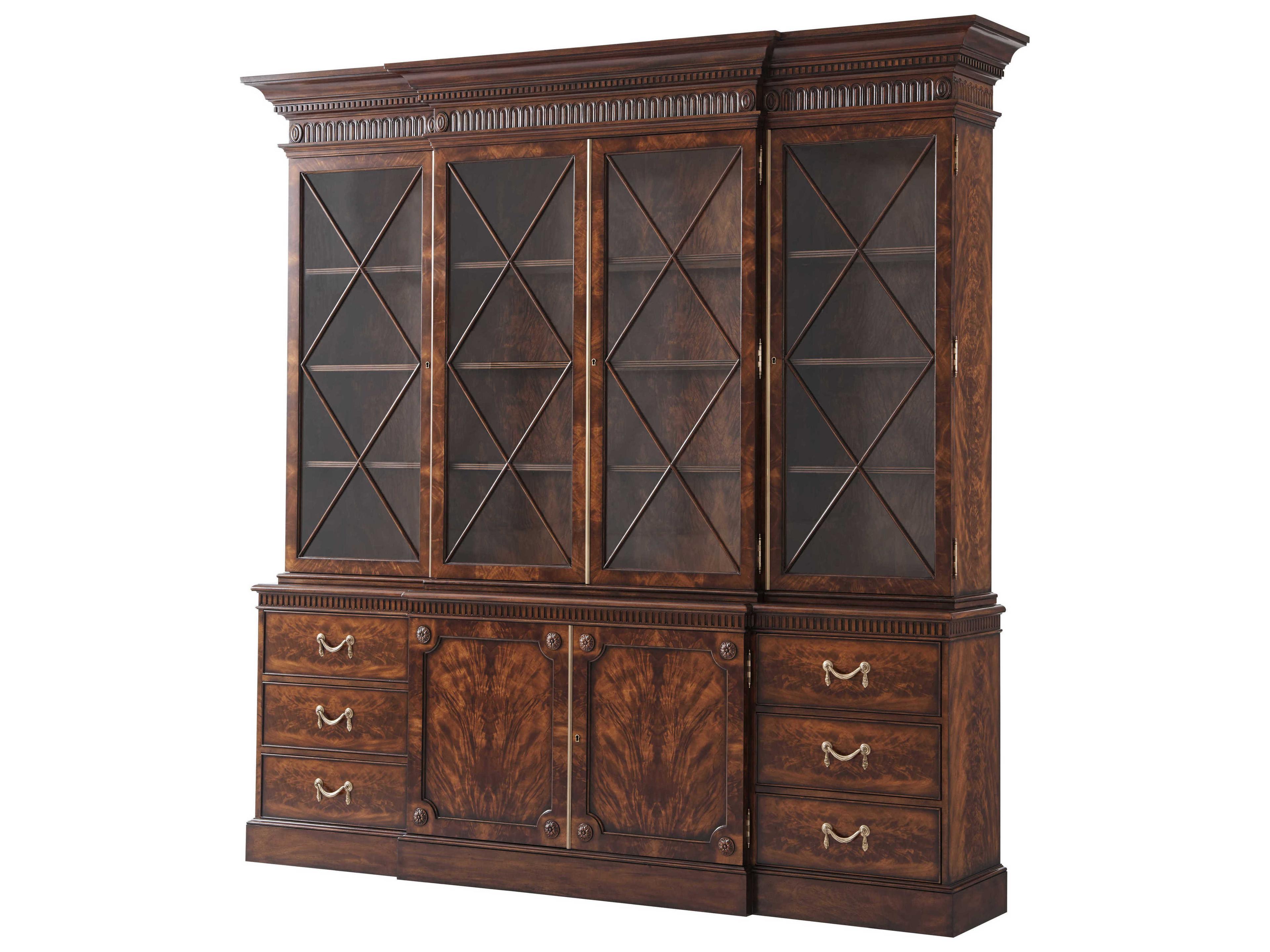 Althorp Living History Flame Figured Veneer Bookcase