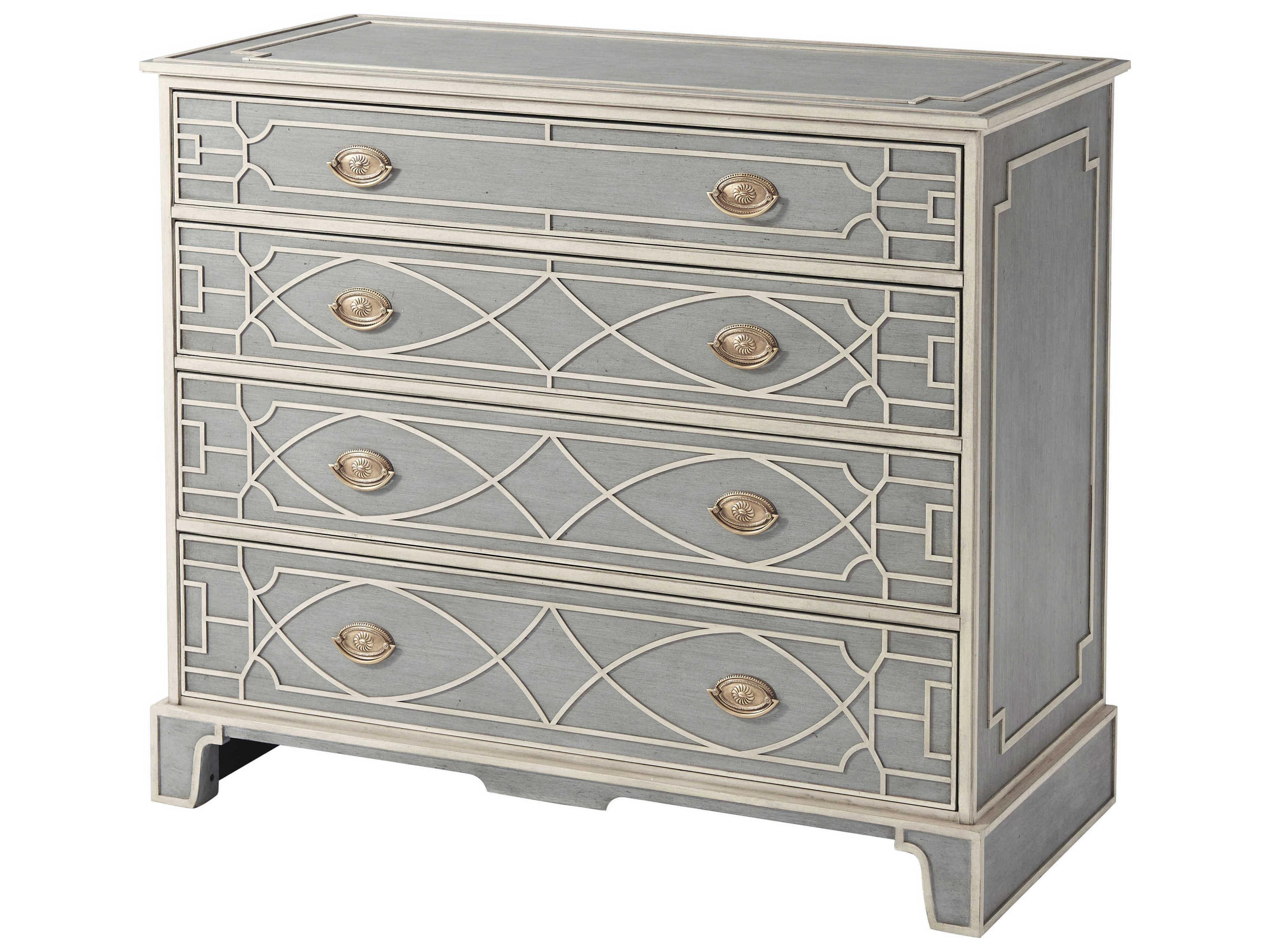 Classic Yet Casual Grey Limestone Accent Chest