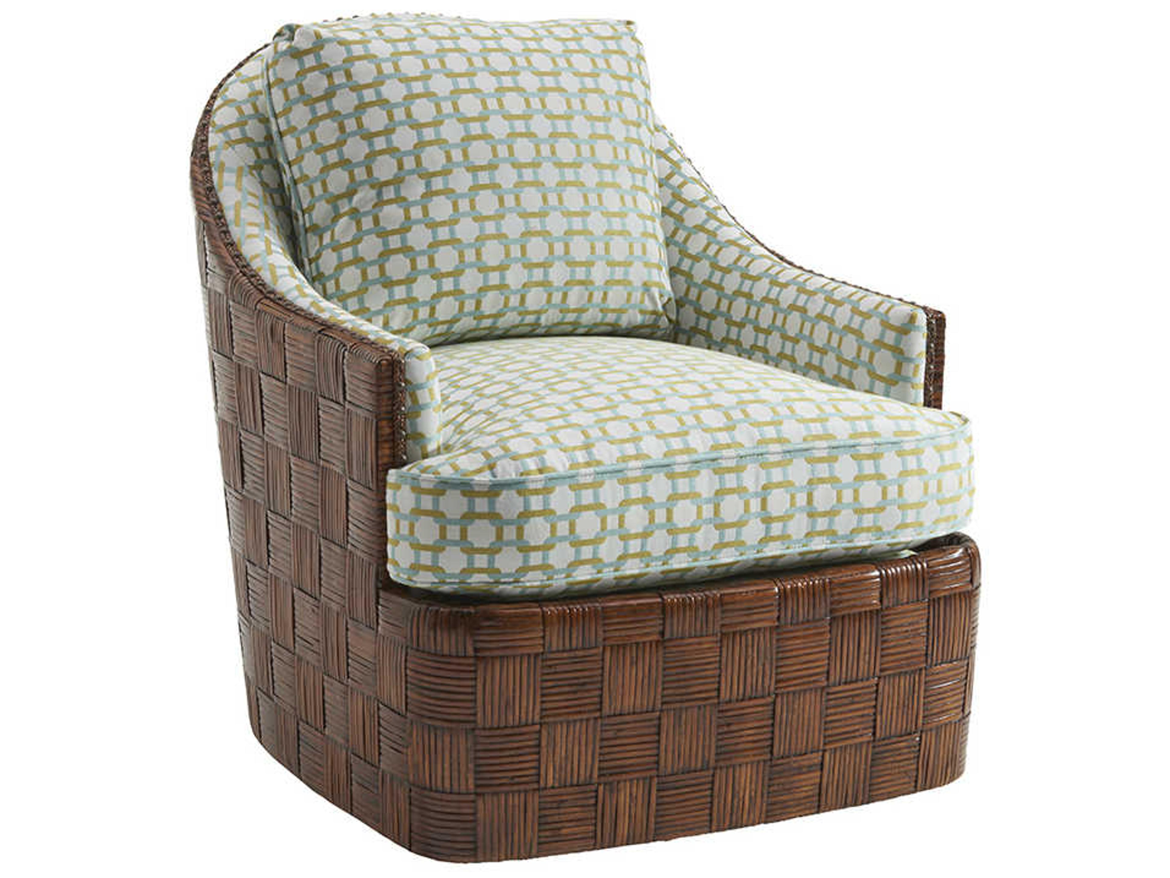 Tommy Bahama Island Fusion Swivel Fabric Accent Chair
