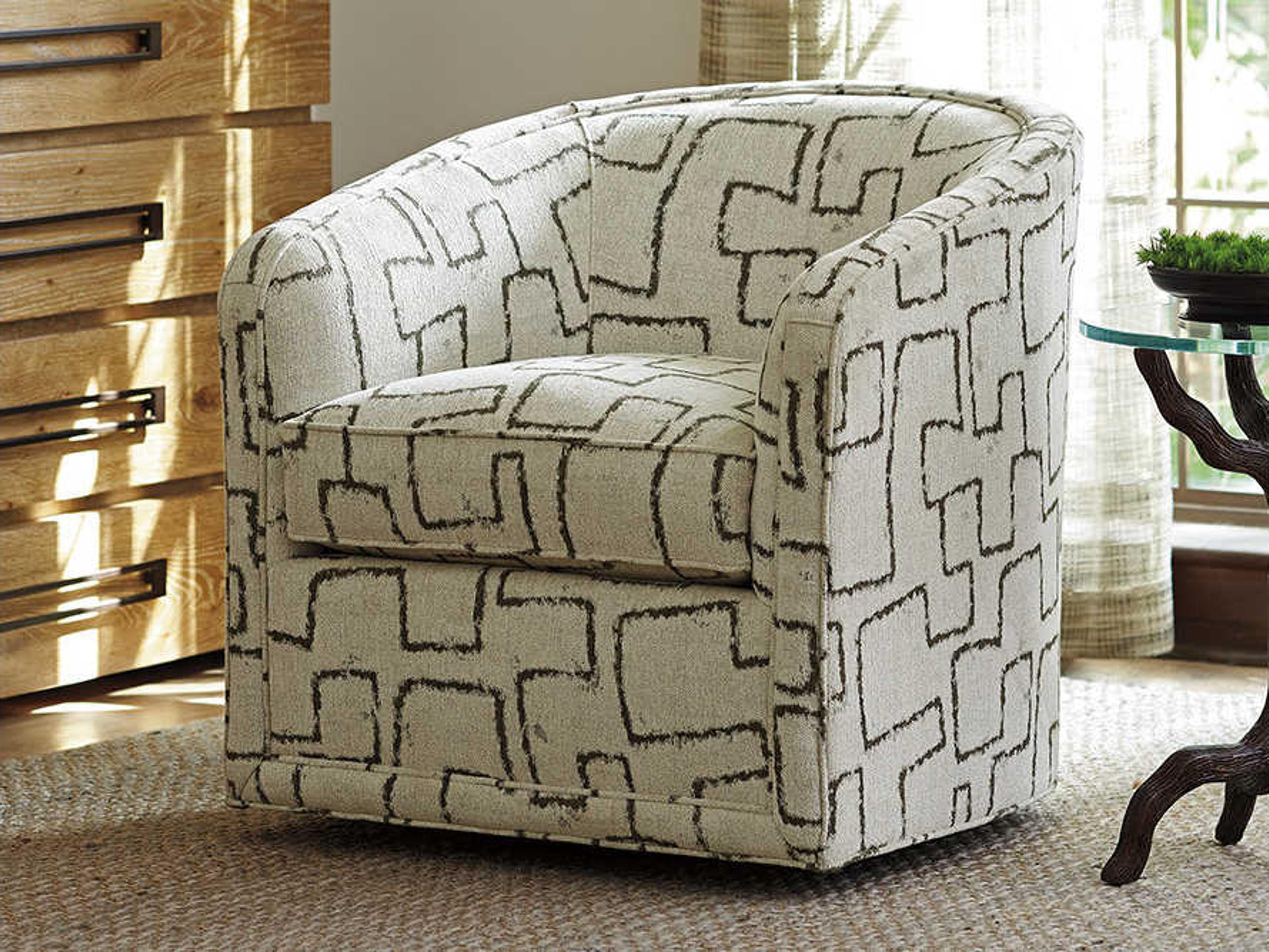 Tommy Bahama Los Altos Swivel Fabric Accent Chair
